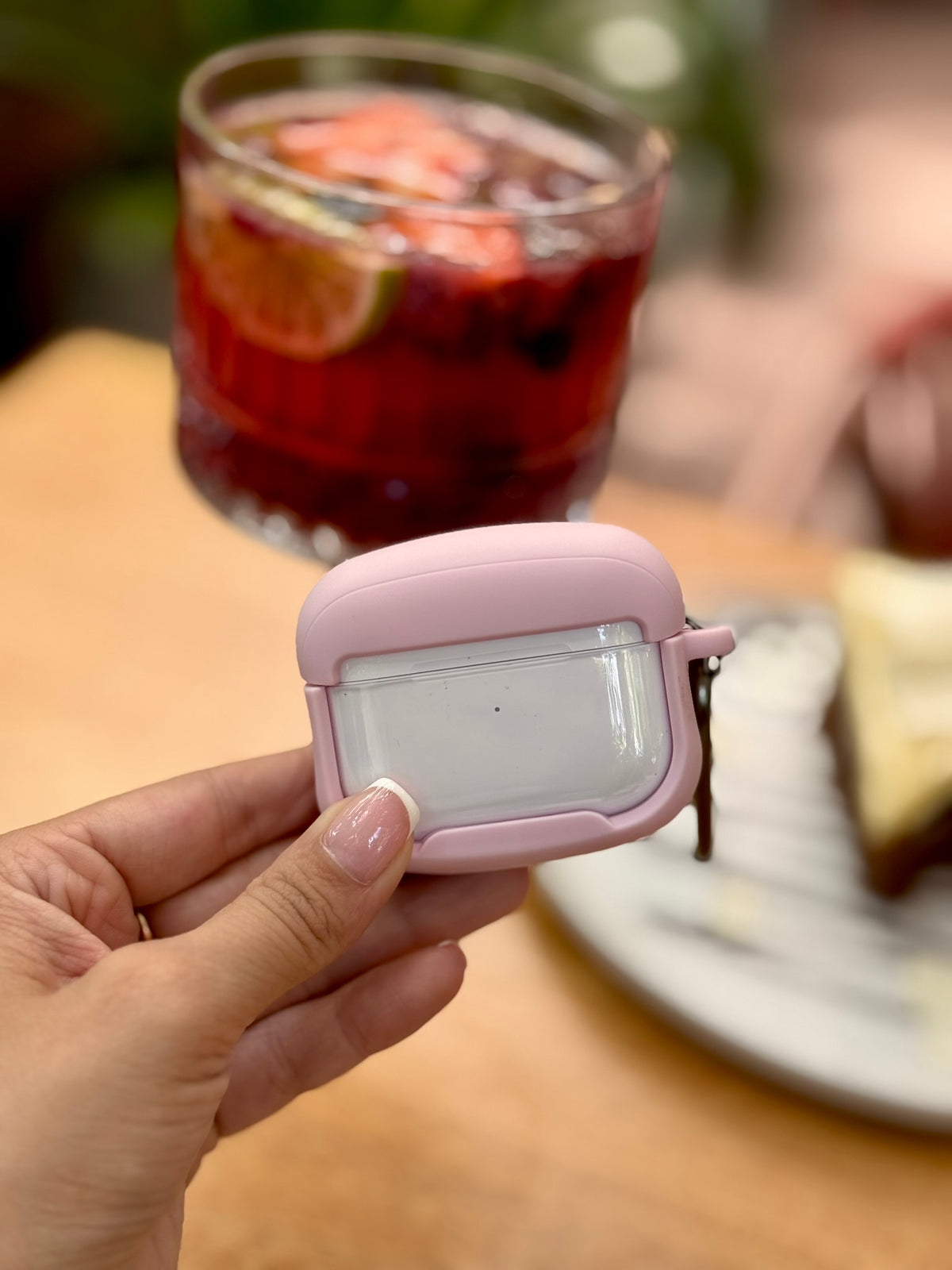 🎧 CASE ACRÍLICO BORDE COLOR PARA AIRPODS