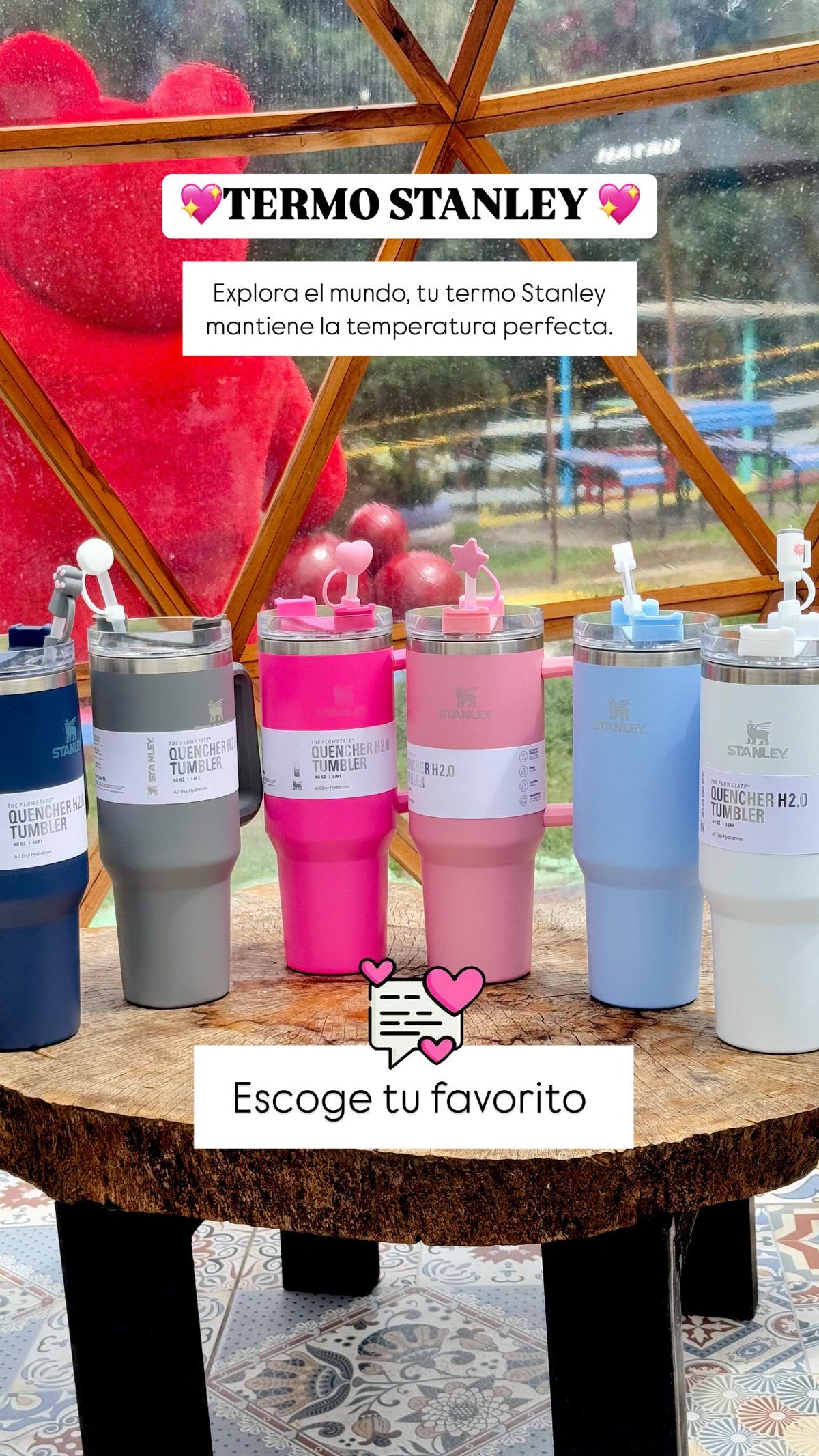 COMBO TERMO STANLEY 40 OZ + BOLSO PORTA TERMO