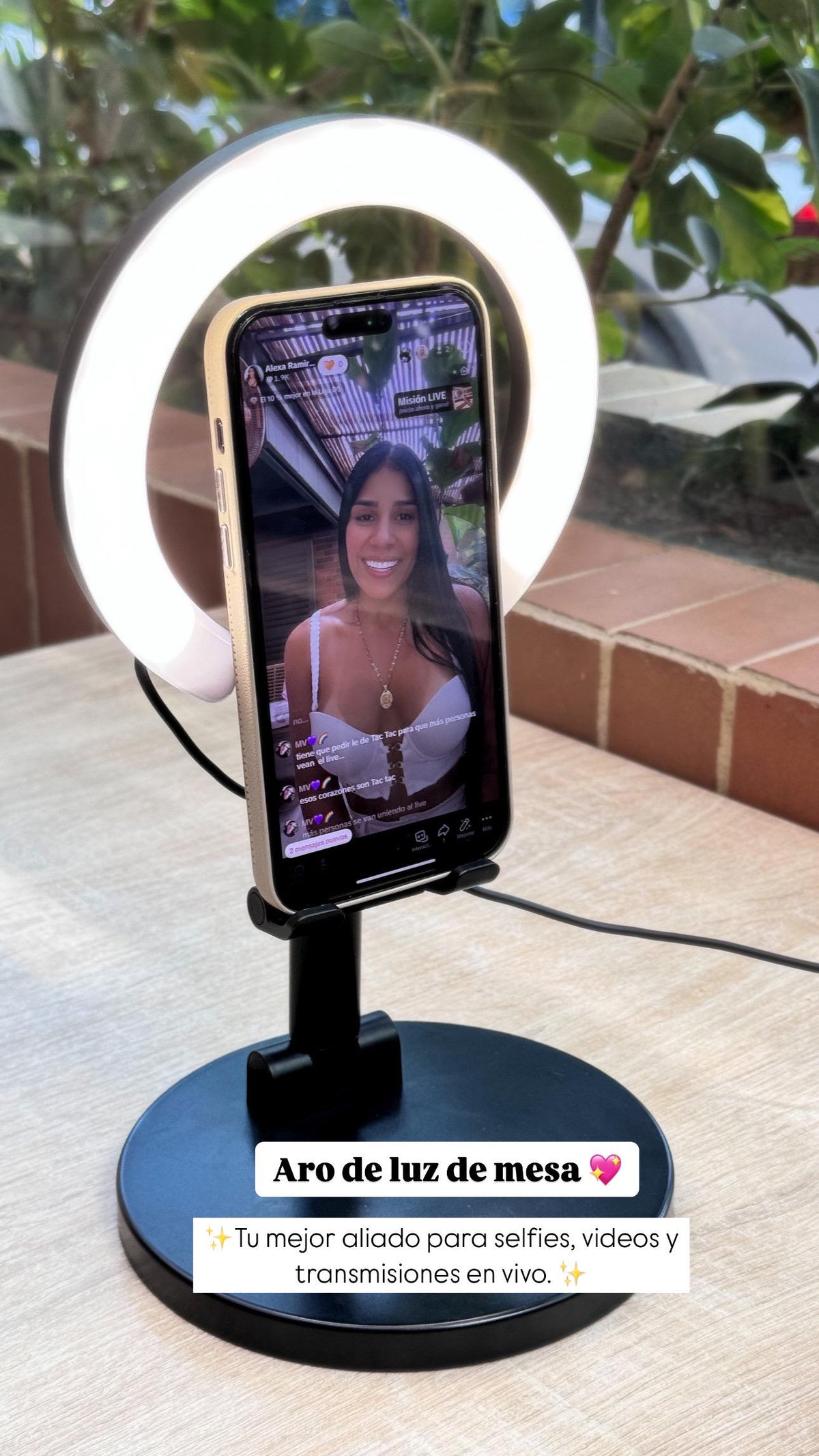 ✨💄 Espejo de Maquillaje con Luz A7 – Iluminación Profesional