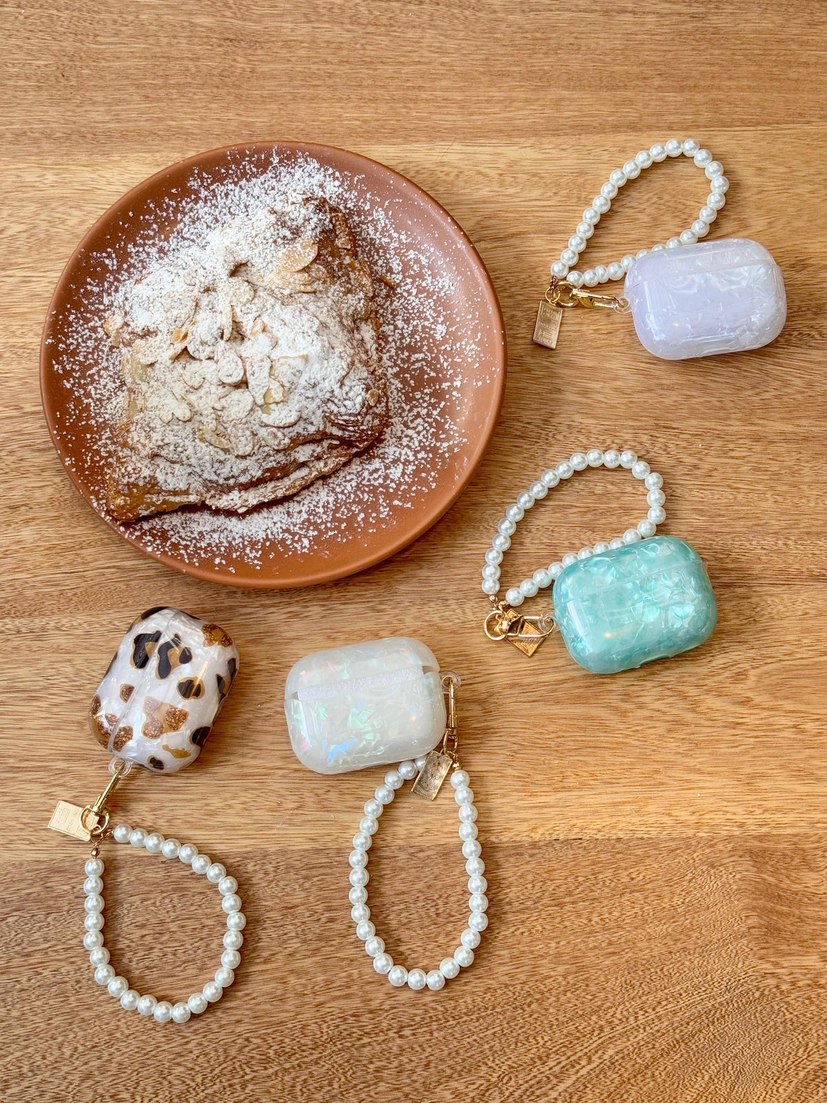 🔥 CASE MÁRMOL CON MANILLA PARA AIRPODS PRO 2