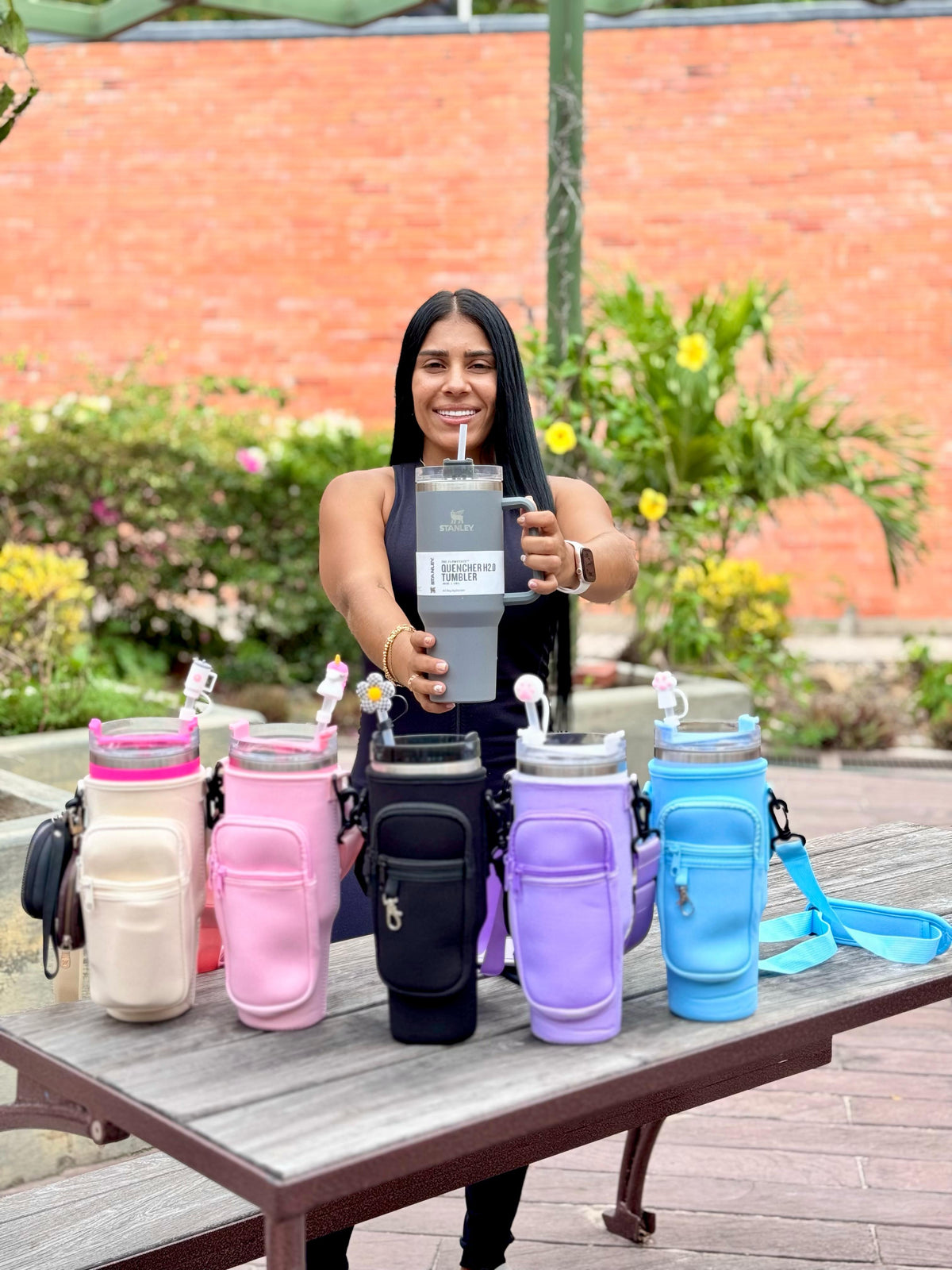 COMBO TERMO STANLEY 40 OZ + BOLSO PORTA TERMO