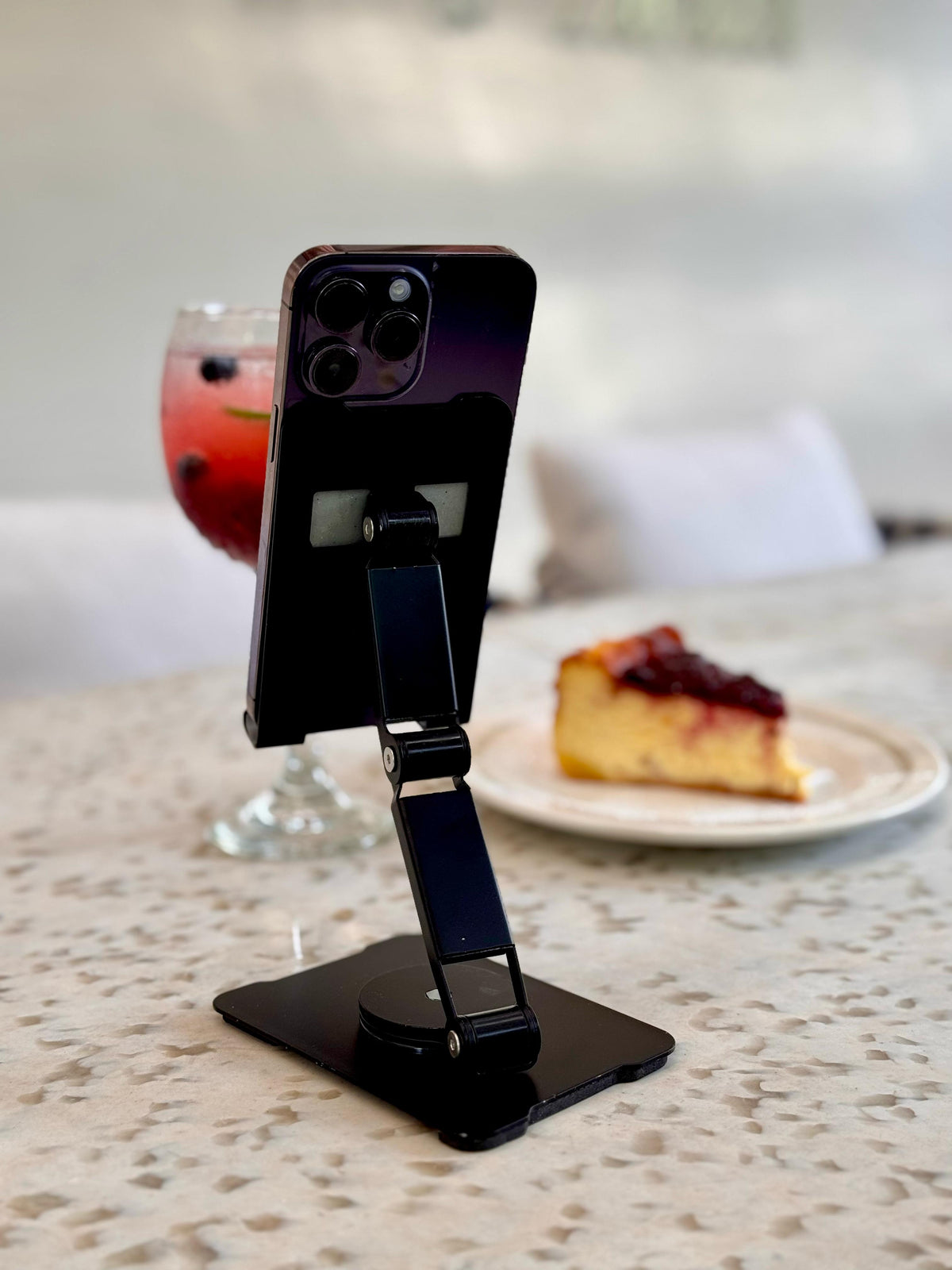 📱🔧 Soporte para Celular L-356 – Base Ajustable y Giratoria