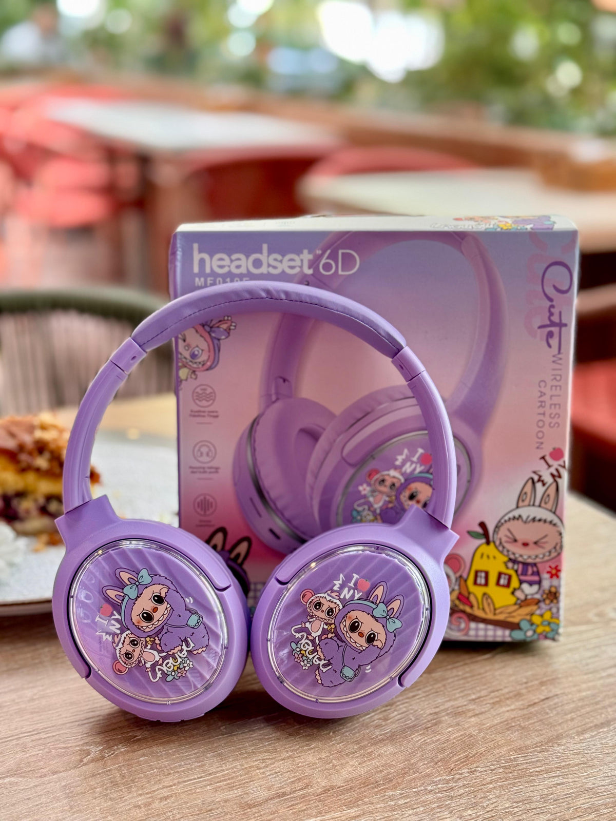 DIADEMA LABUBU MF010F 🎧✨ + Obsequio: cubo para proteger la carga