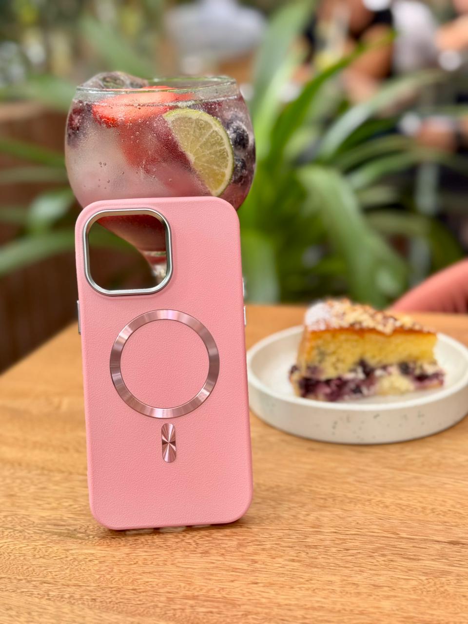 🧲📱 CASE IPHONE CUERO PREMIUM MAGSAFE + VIDRIO BLINDADO