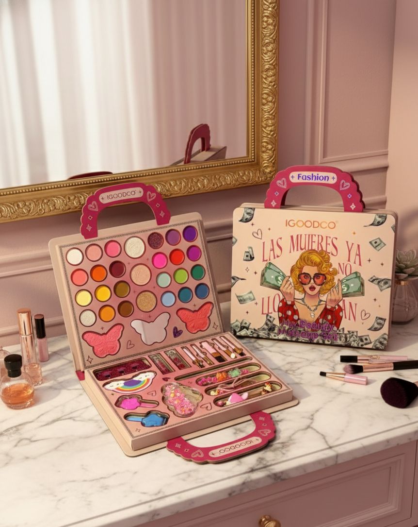 Maletín de Maquillaje Infantil temática karol g