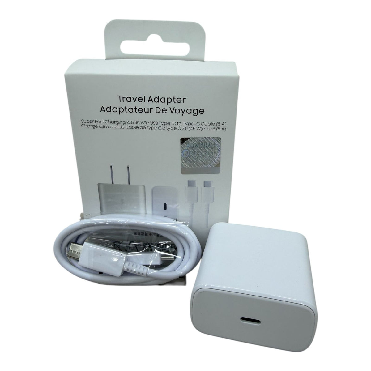 🔌 Cargador Completo Samsung 45W Original (Super Fast Charging)