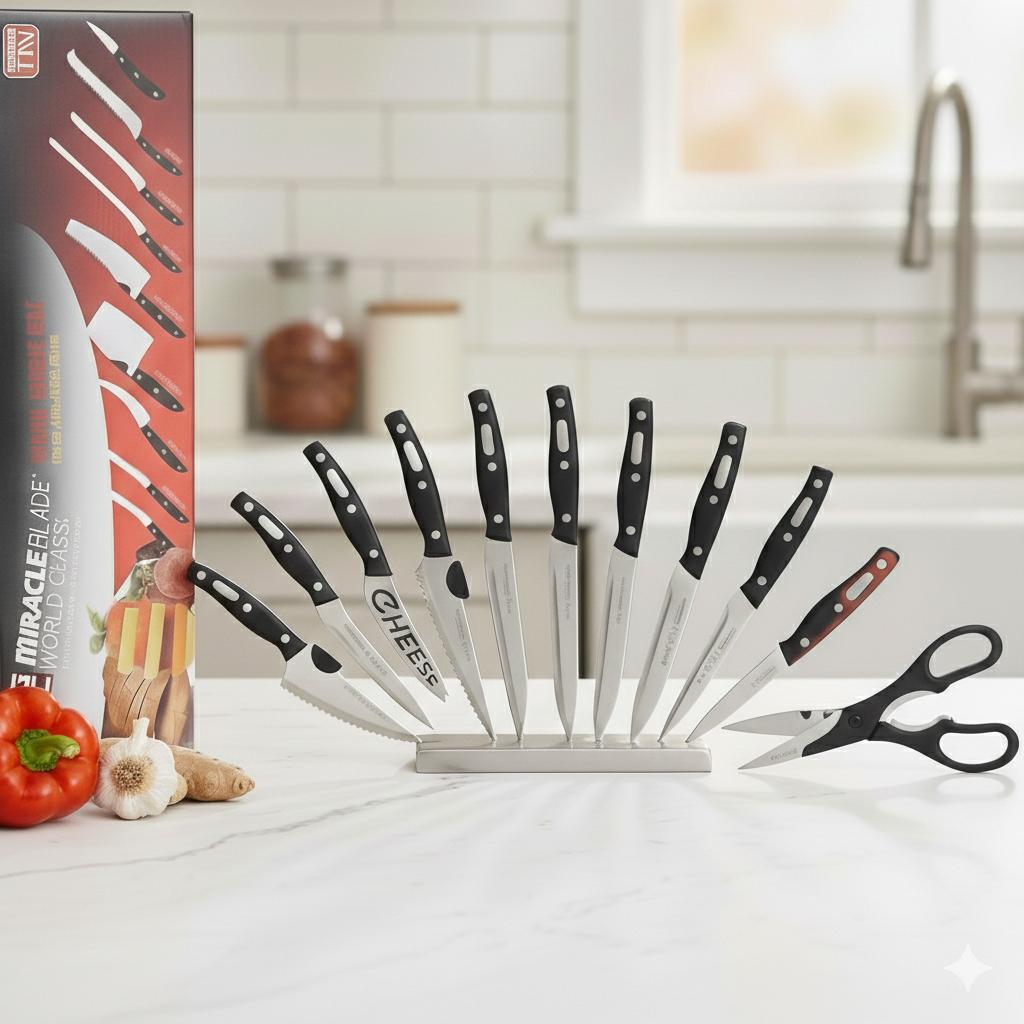 Set de Cuchillos Miracle Blade World Class
