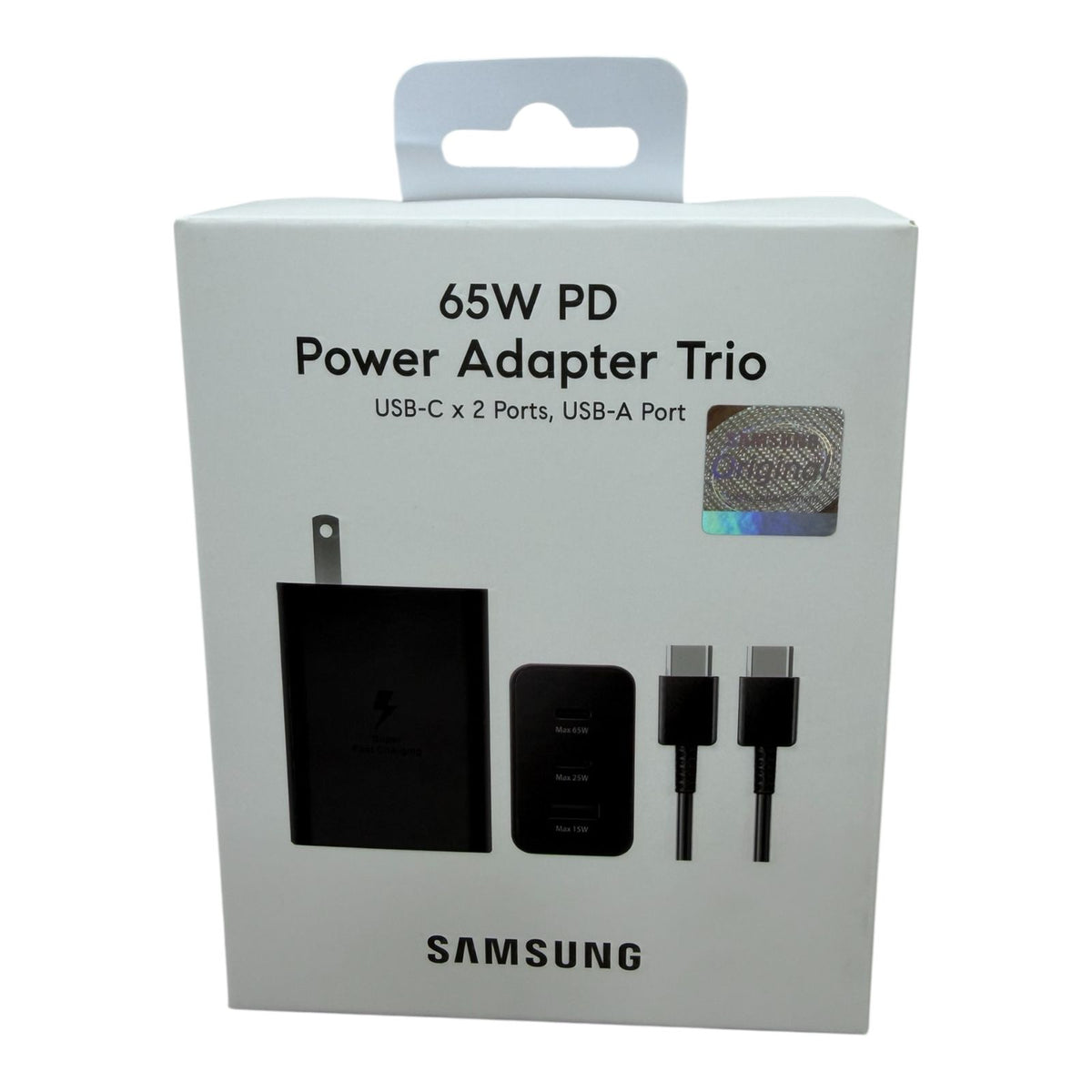 🔌 CARGADOR COMPLETO SAMSUNG 65W ORIGINAL ⚡