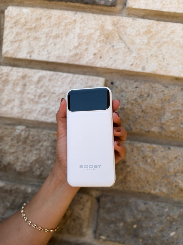 Power Bank Boost Tech 13000mah 5 En 1 Con Pantalla Digital