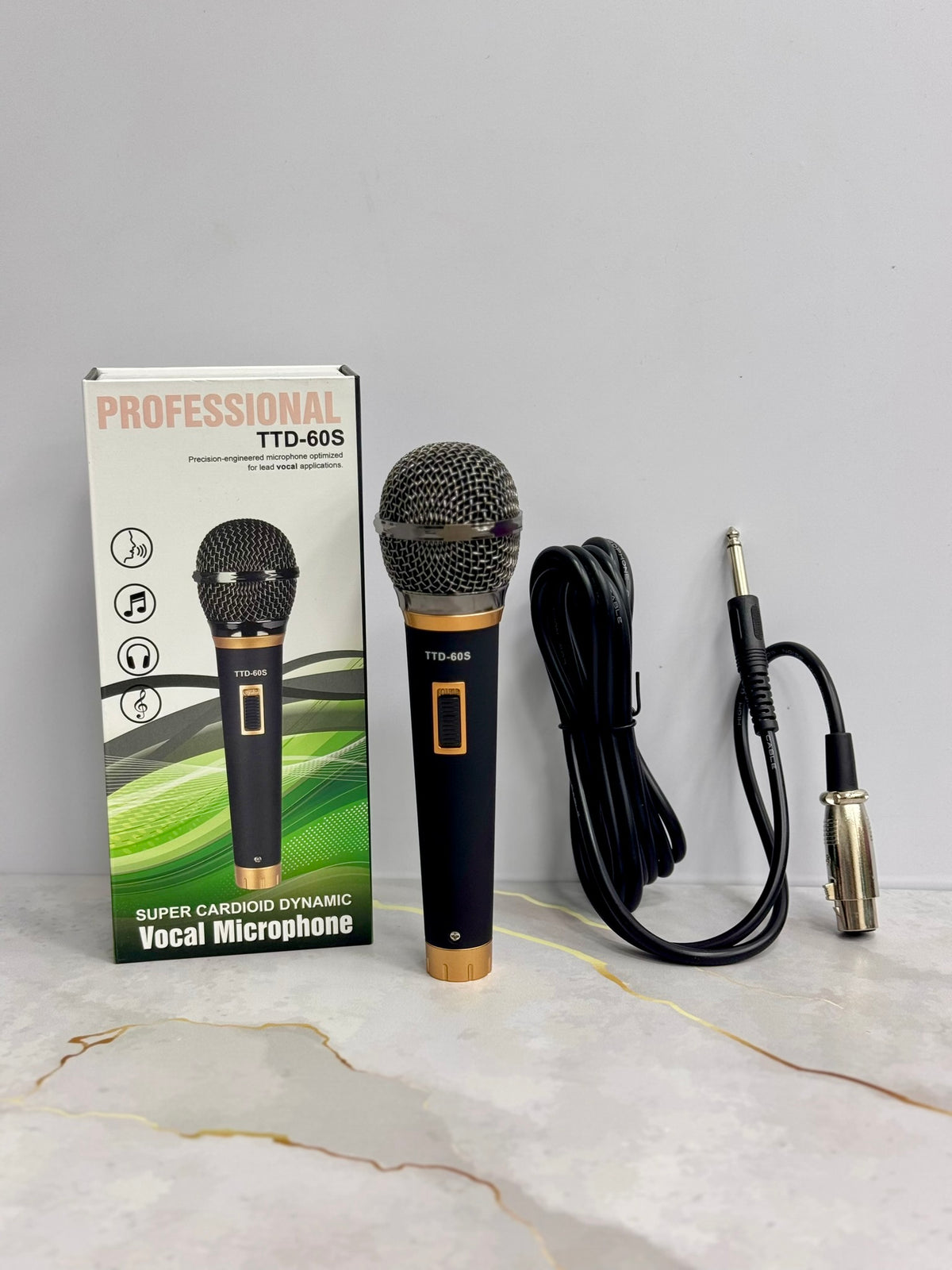 🎤 MICRÓFONO TTD-60S DE CABLE
