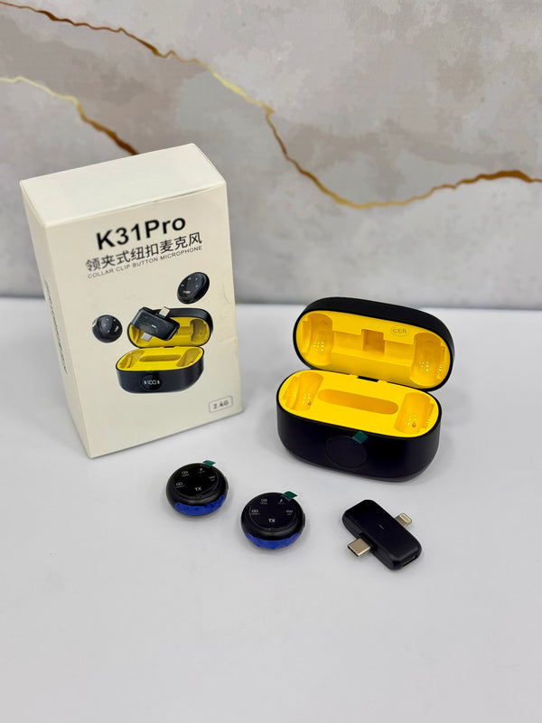 🎤 MICRÓFONO K31 PRO INALÁMBRICO