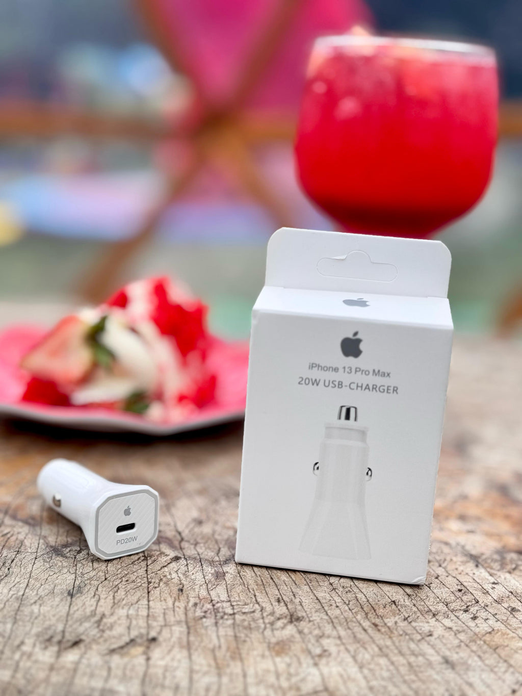 🚗🔌 Cargador de Carro iPhone 20W + Cable Lightning