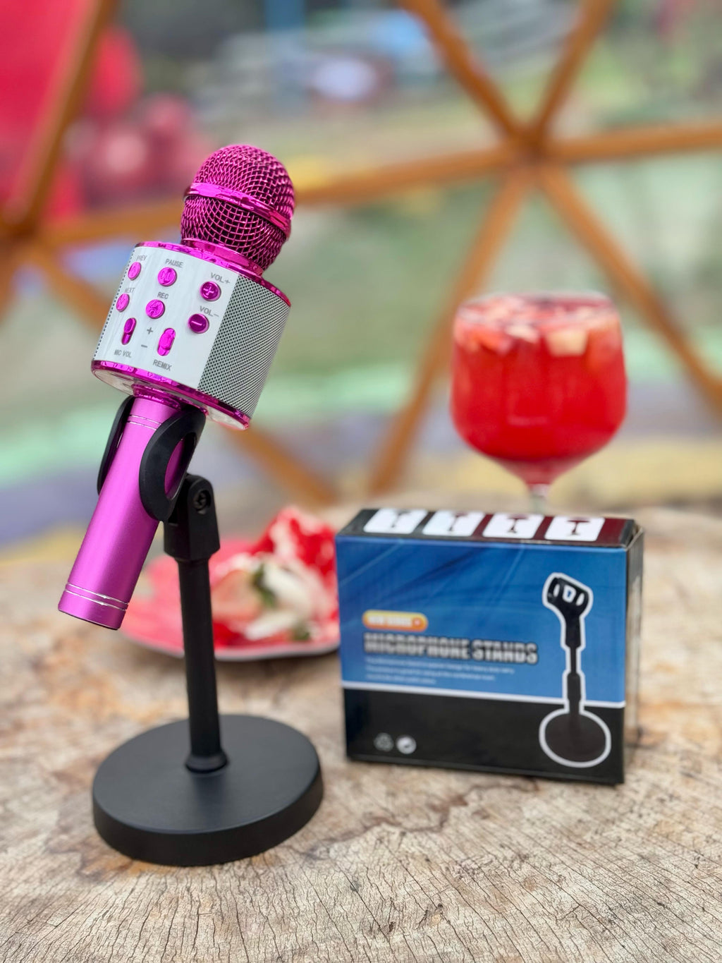 MICRÓFONO WS-858+SOPORTE MICROFONO MKFZJ-1