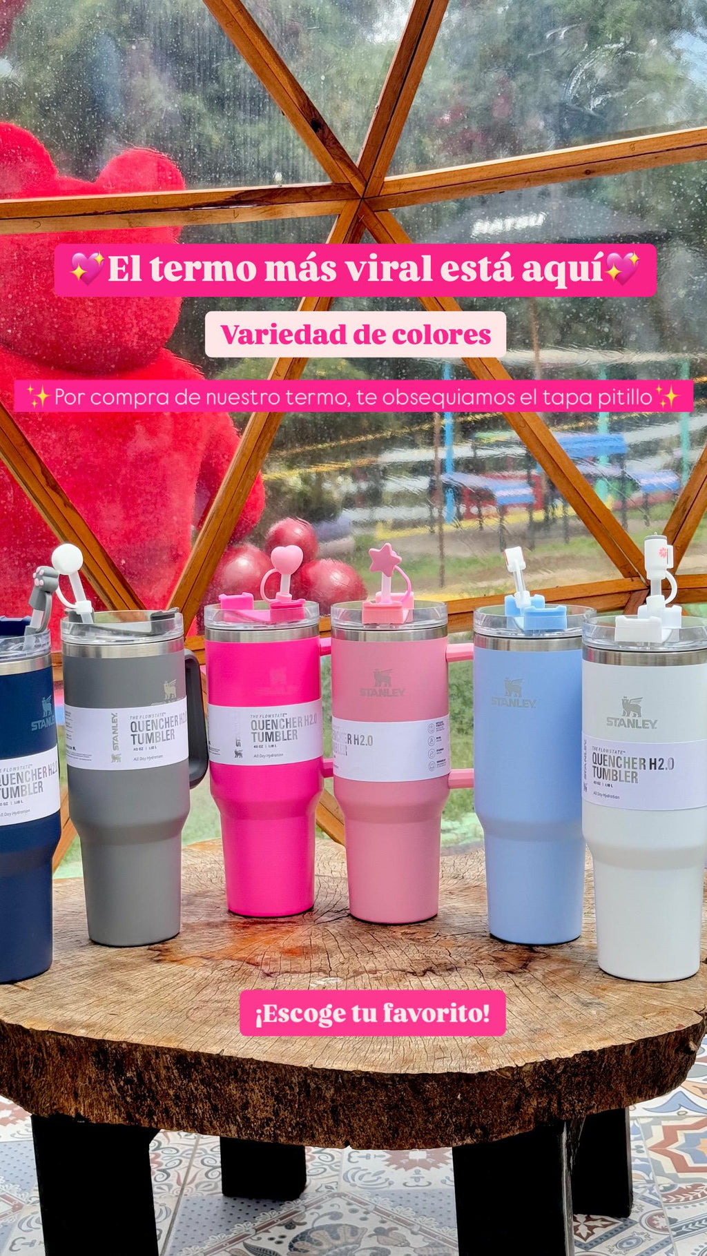 COMBO TERMO STANLEY 40 OZ + BOLSO PORTA TERMO