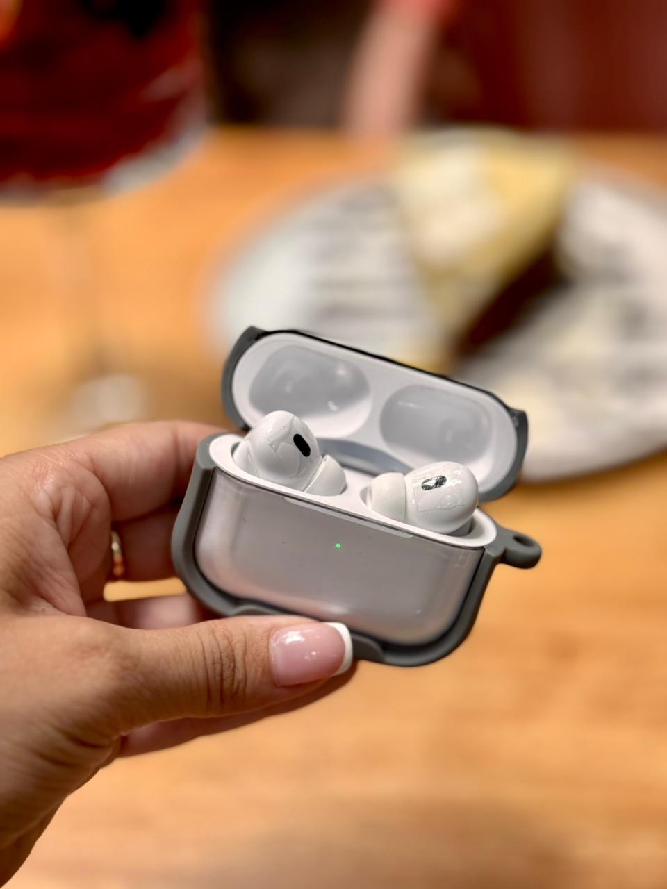 🎧 CASE ACRÍLICO BORDE COLOR PARA AIRPODS