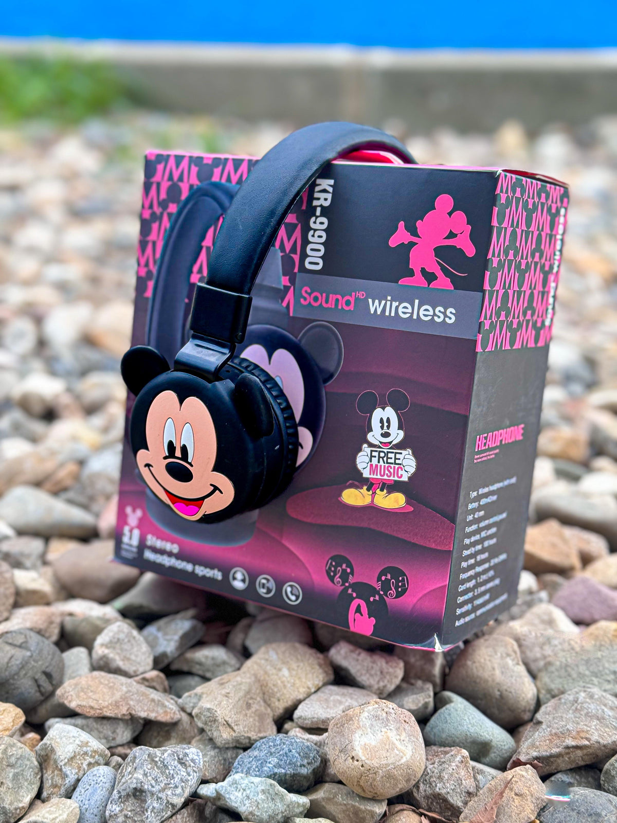 DIADEMA KR- CON DISEÑOS ANIMADOS EN RELIEVE 🎧✨  + Obsequio: cubo para proteger la carga
