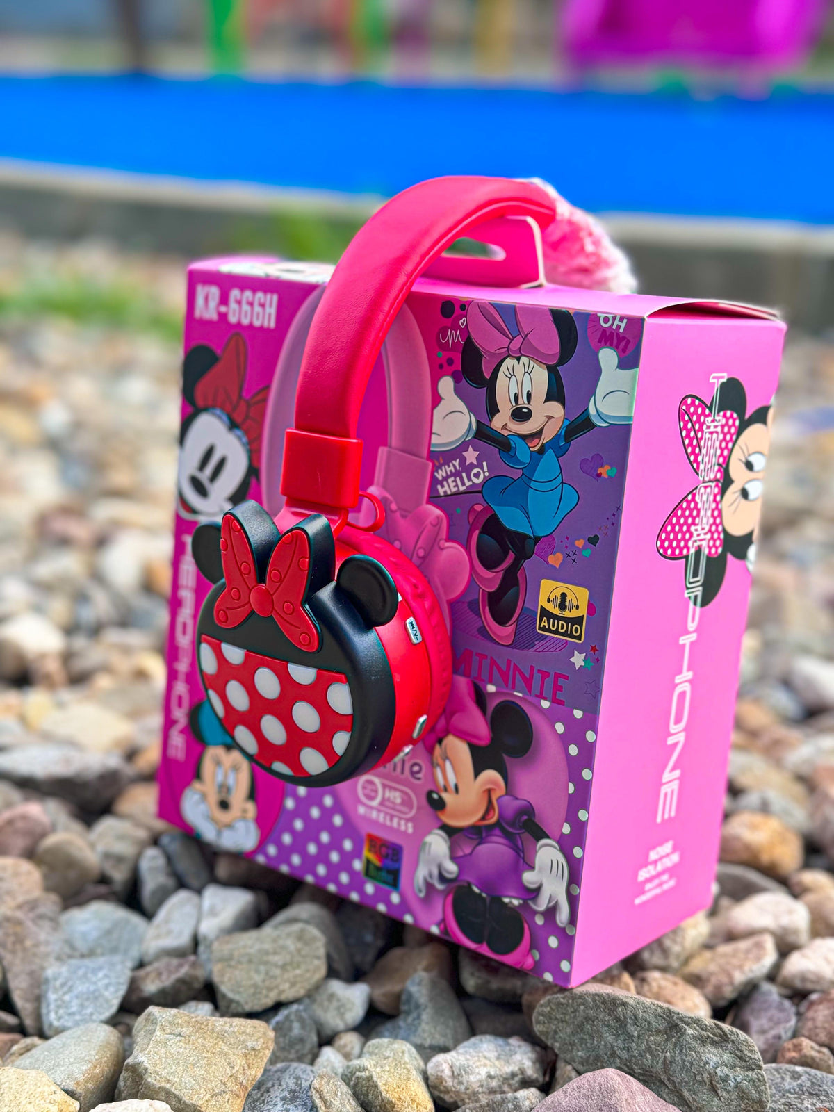DIADEMA KR- CON DISEÑOS ANIMADOS EN RELIEVE 🎧✨  + Obsequio: cubo para proteger la carga