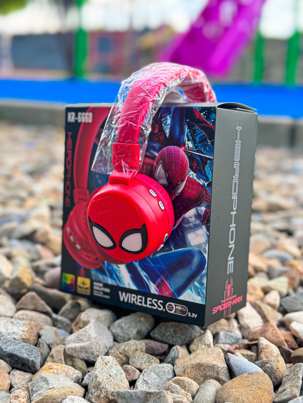 DIADEMA KR- CON DISEÑOS ANIMADOS EN RELIEVE 🎧✨  + Obsequio: cubo para proteger la carga