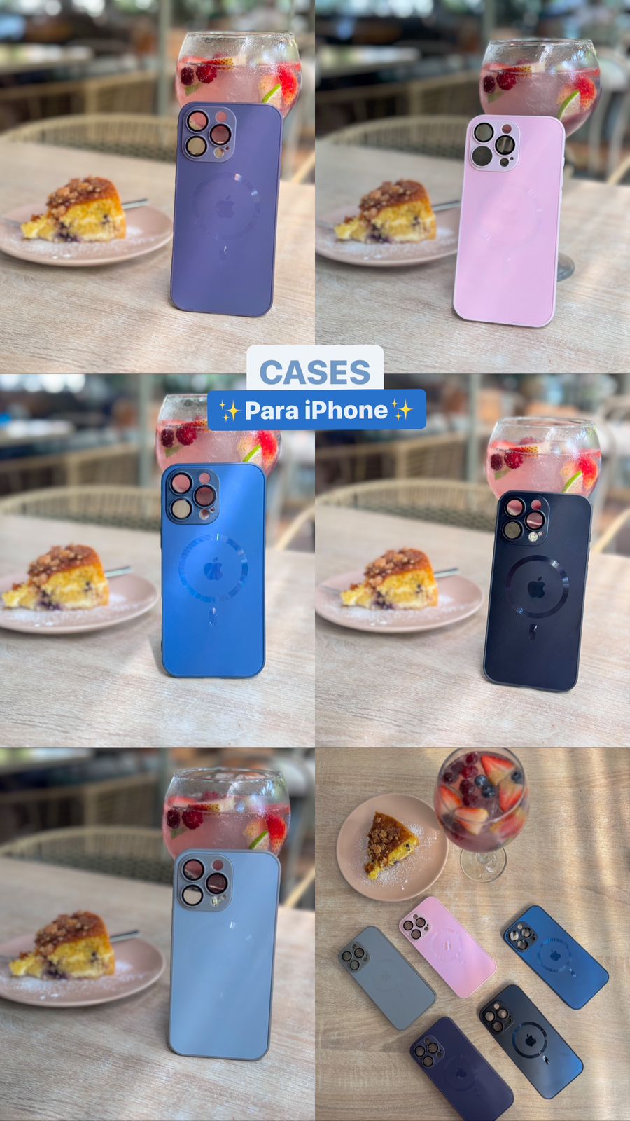 📱 Case iPhone Glass MagSafe + protector de pantalla blindado 🎁