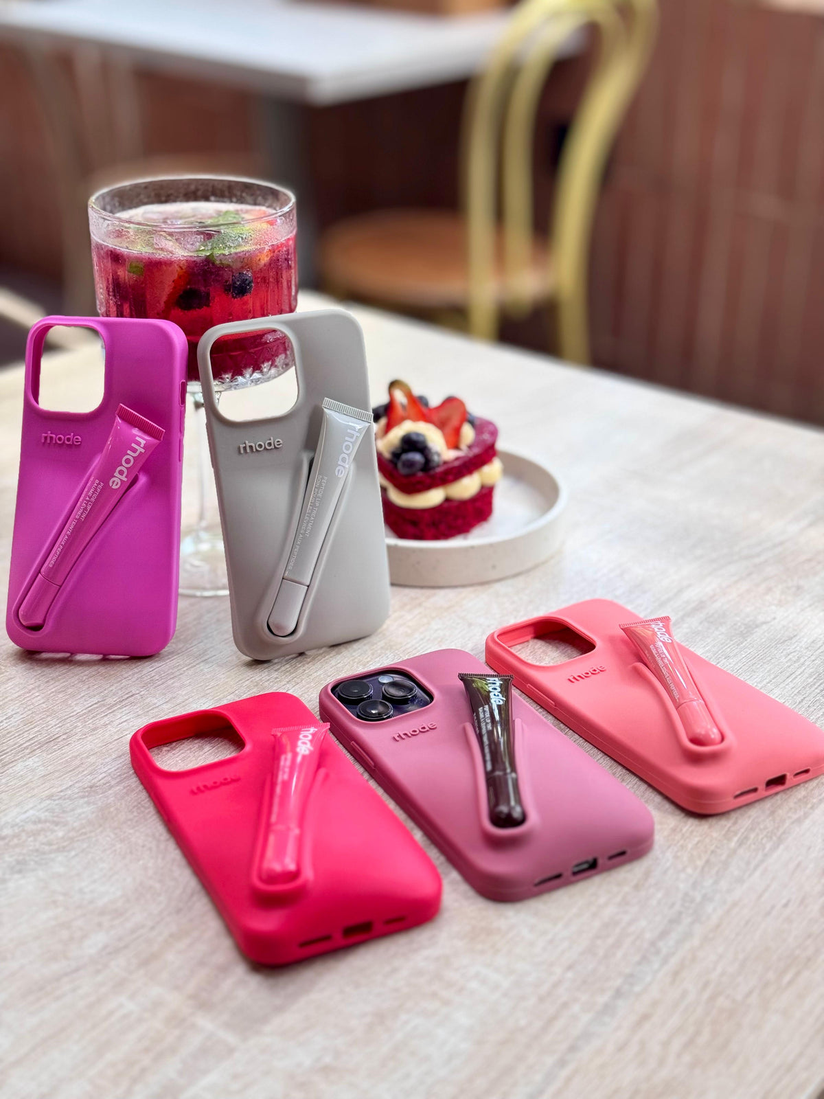 Rhode Lip Case funda iPhone original + protector de pantalla blindado 🎁