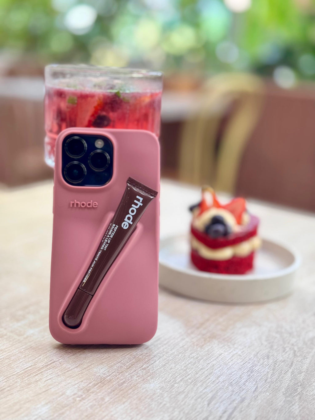 Rhode Lip Case funda iPhone original + protector de pantalla blindado 🎁