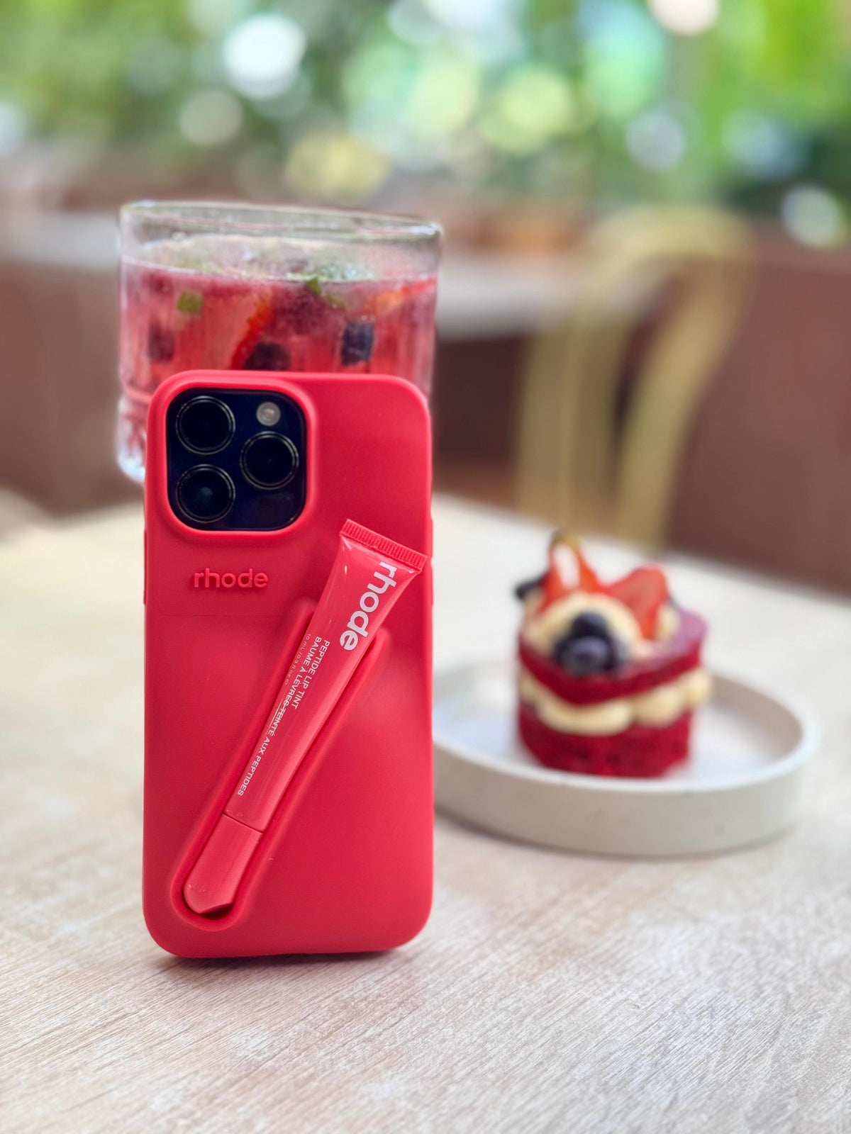 Rhode Lip Case funda iPhone original + protector de pantalla blindado 🎁