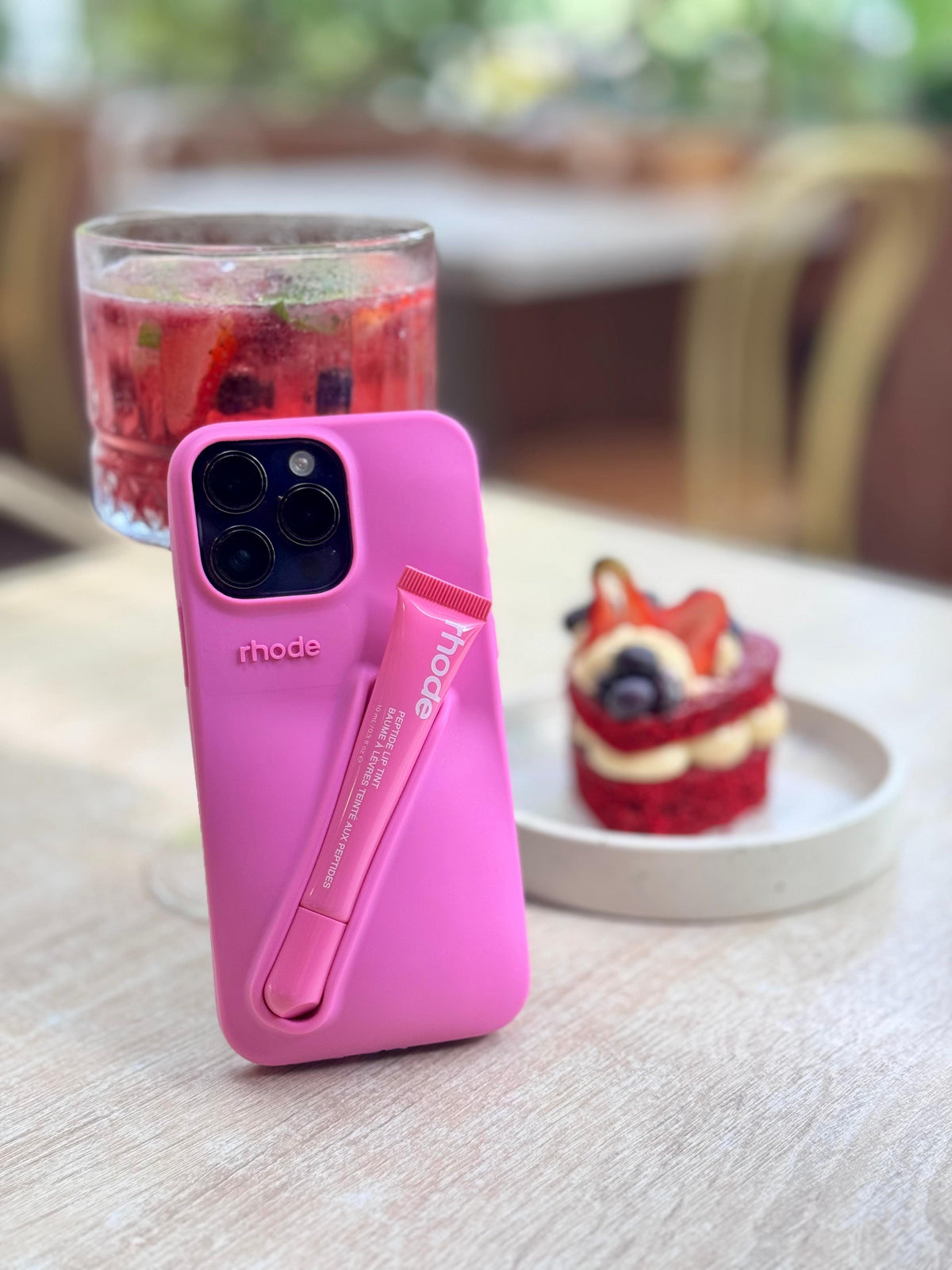 Rhode Lip Case funda iPhone original + protector de pantalla blindado 🎁