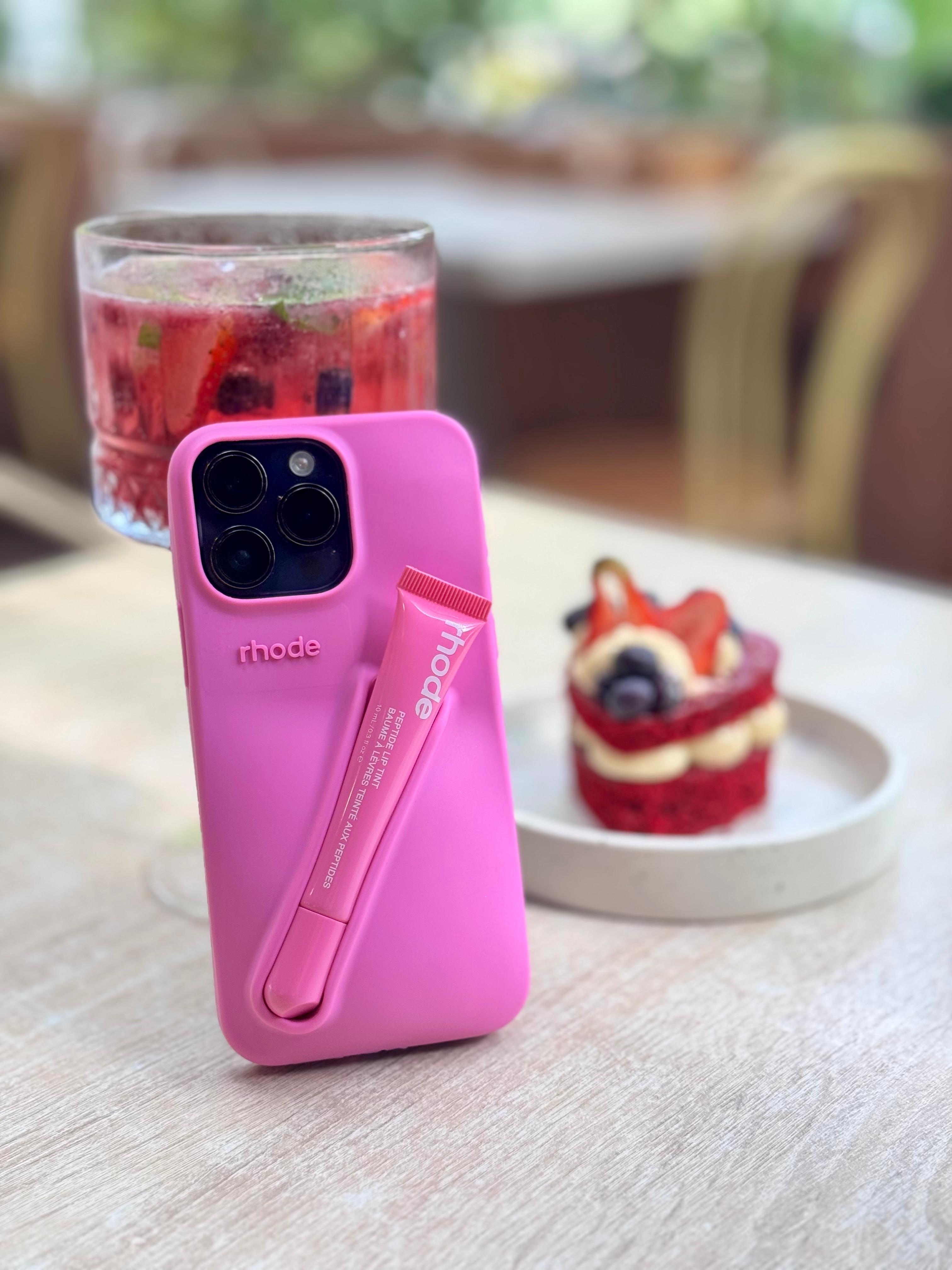 Rhode Lip Case funda iPhone original + protector de pantalla blindado 🎁