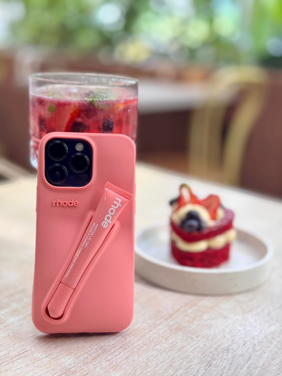 Rhode Lip Case funda iPhone original + protector de pantalla blindado 🎁