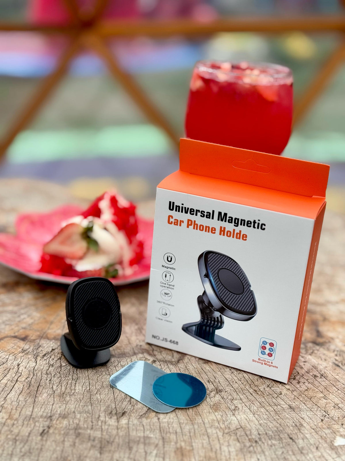 Holder magnético para celular JS-668 soporte carro