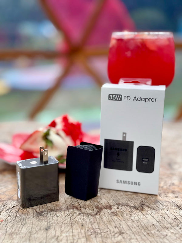 🔌 CARGADOR COMPLETO SAMSUNG 35W ⚡