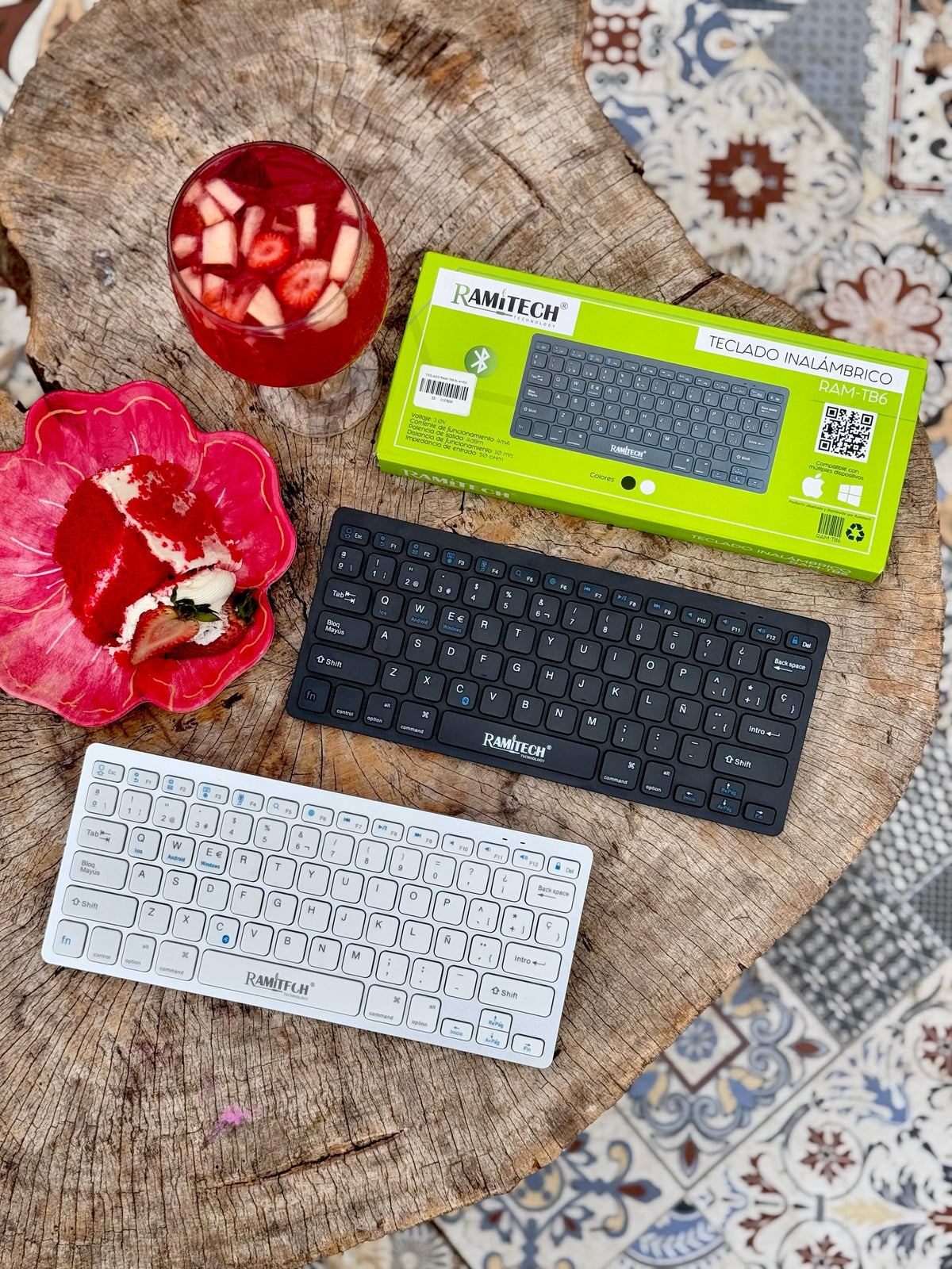 Teclado Bluetooth Inalámbrico Ramitech RAM-TB6
