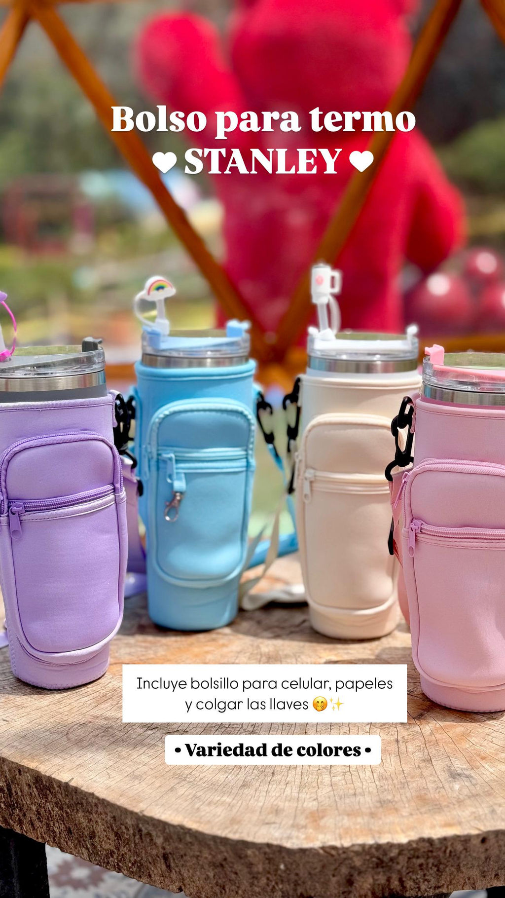 COMBO TERMO STANLEY 40 OZ + BOLSO PORTA TERMO