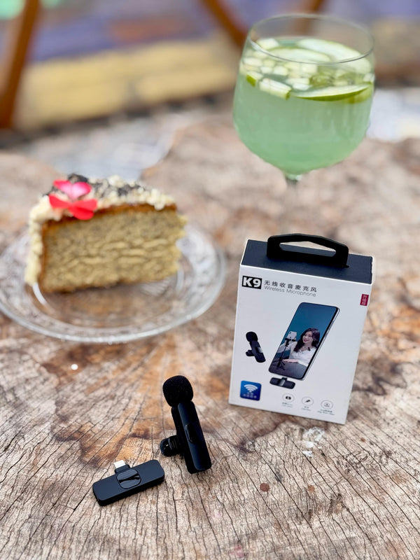 MICRÓFONO INALÁMBRICO K9 TIPO IPHONE (X1)