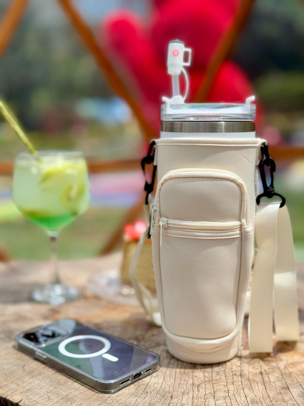 COMBO TERMO STANLEY 40 OZ + BOLSO PORTA TERMO