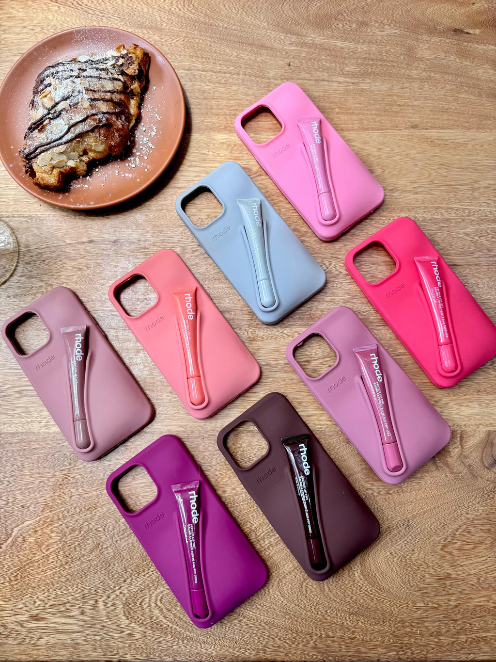 Rhode Lip Case funda iPhone original + protector de pantalla blindado 🎁
