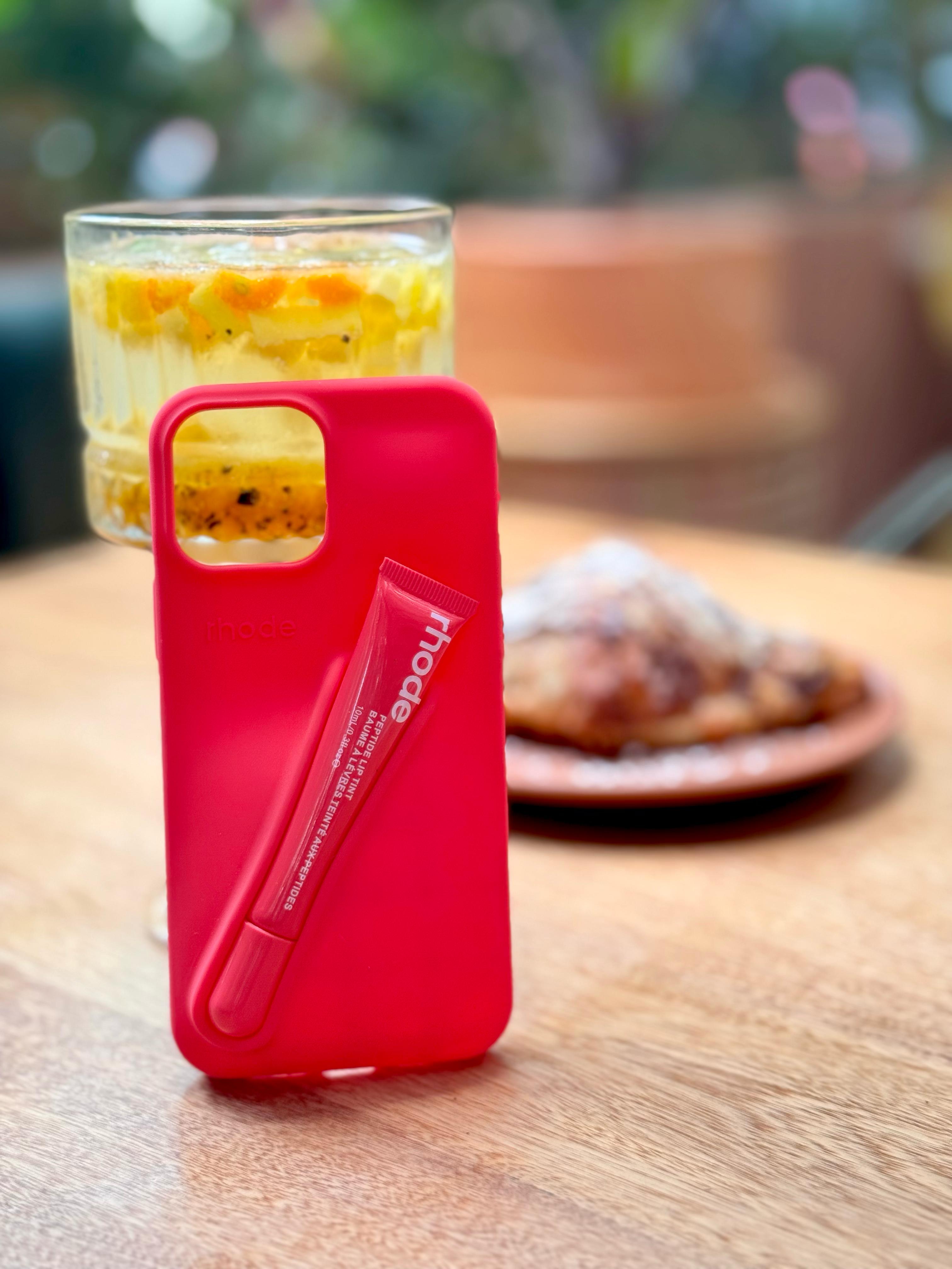 Rhode Lip Case funda iPhone original + protector de pantalla blindado 🎁