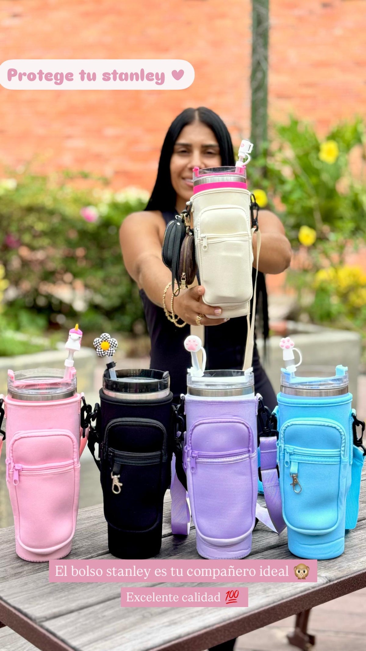COMBO TERMO STANLEY 40 OZ + BOLSO PORTA TERMO