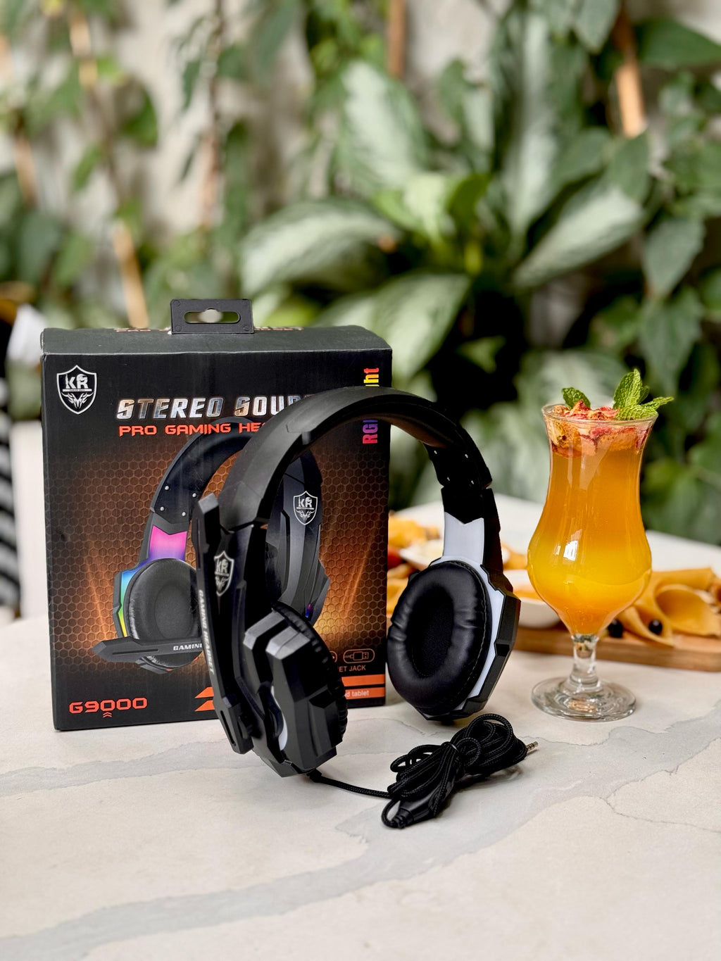 DIADEMA GAMER 🎮🎧  + Obsequio: Cubo protector para la carga
