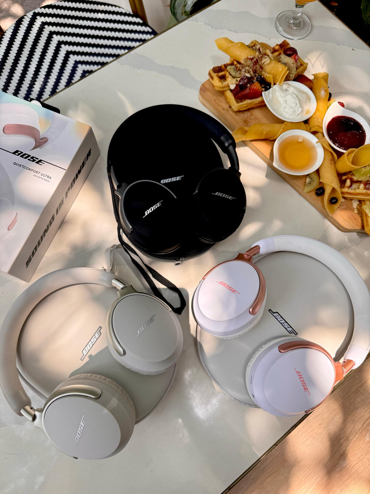 DIADEMA BOSE QC-65 🎧✨  + Incluye estuche para guardarlas + Obsequio: cubo para proteger la carga
