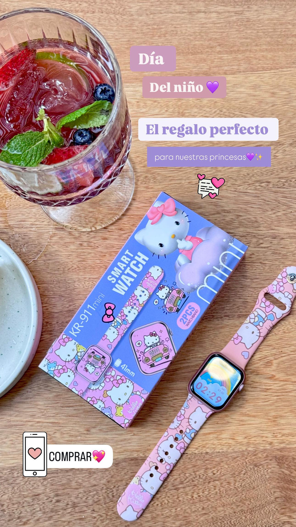 ⌚ RELOJ KR-911 41MM 🧸🎨