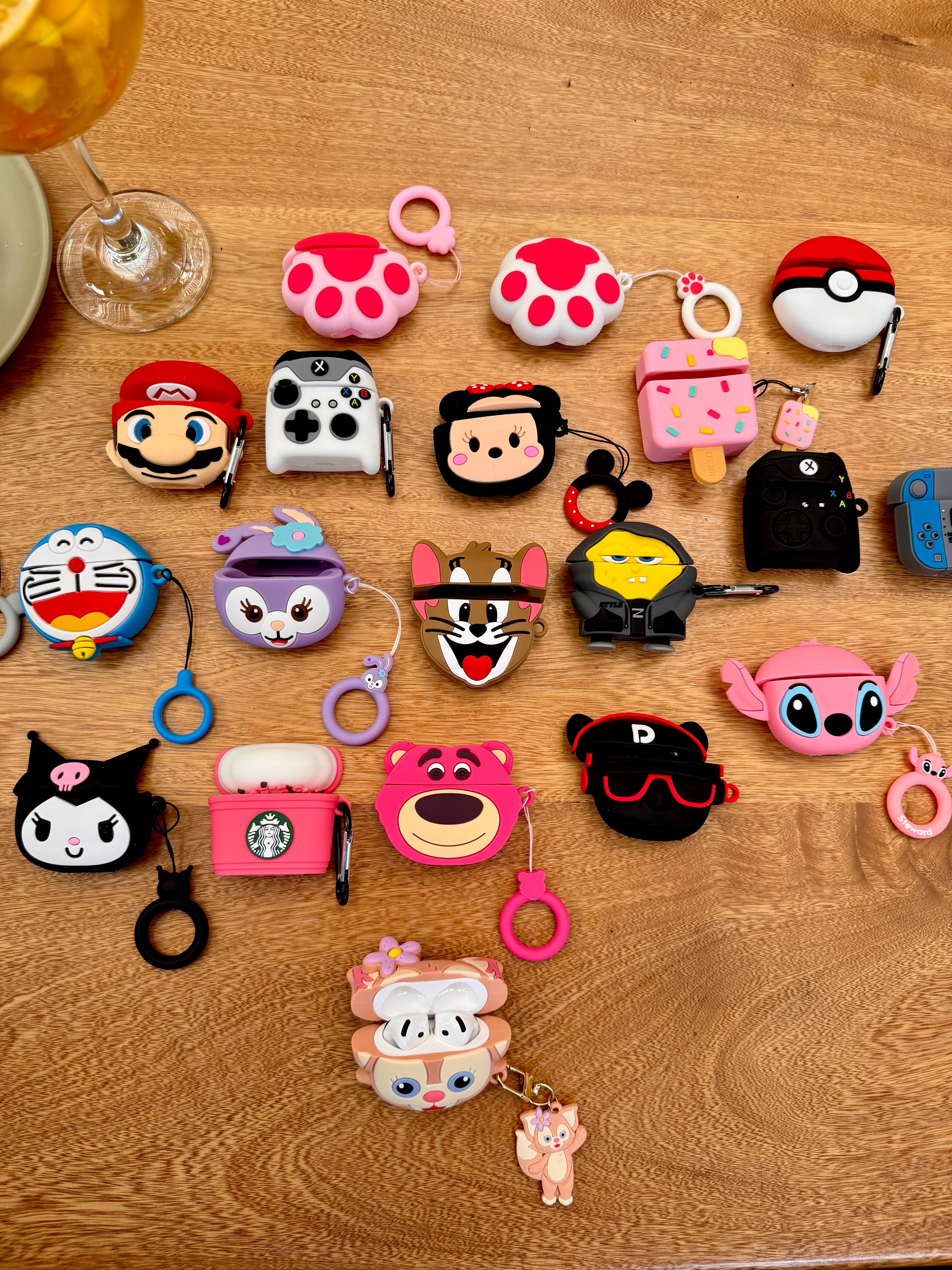 🔥 CASE DISEÑOS KAWAII / ANIMADOS PARA AIRPODS