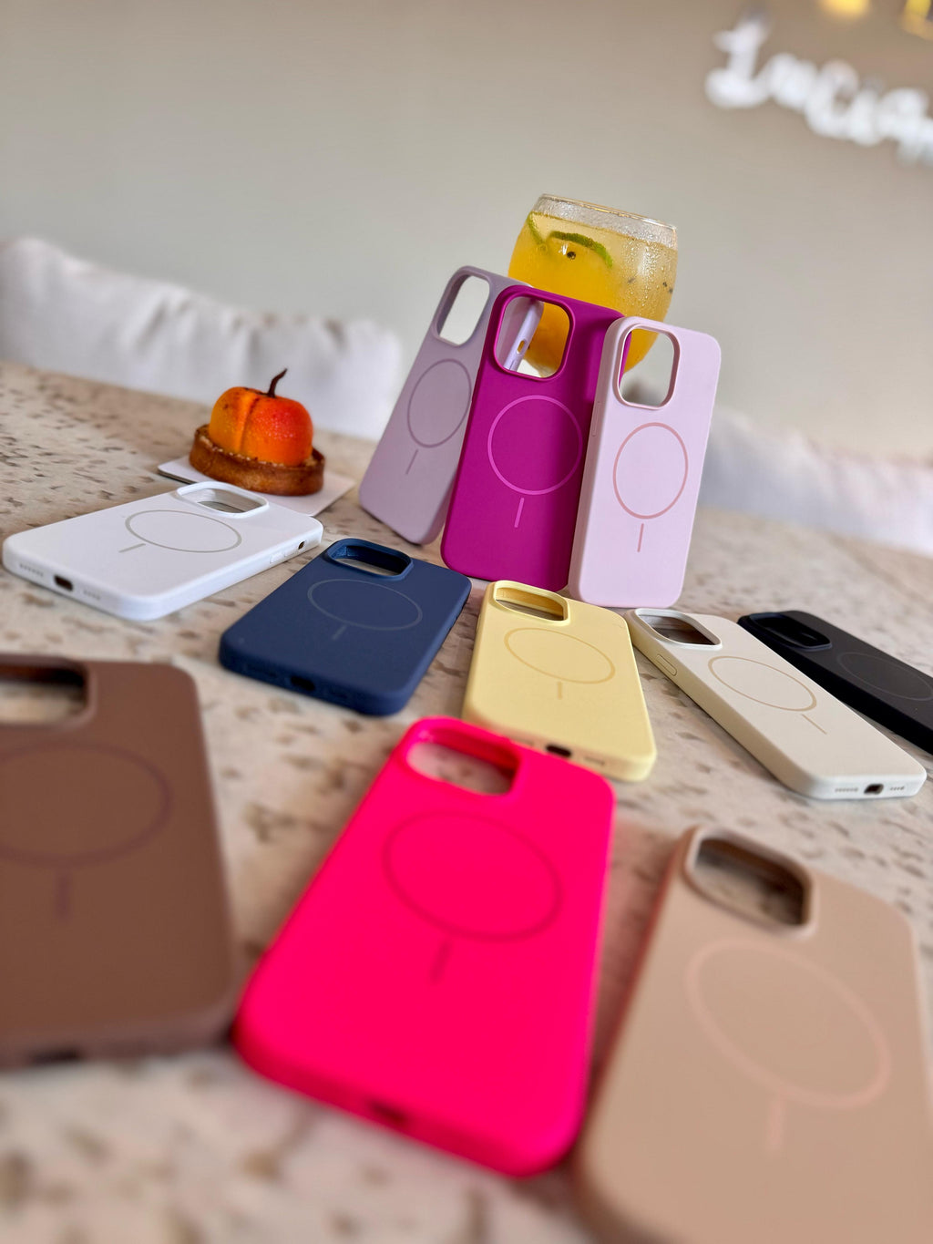 🧲📱 CASE IPHONE SILICON MAGSAFE + VIDRIO BLINDADO