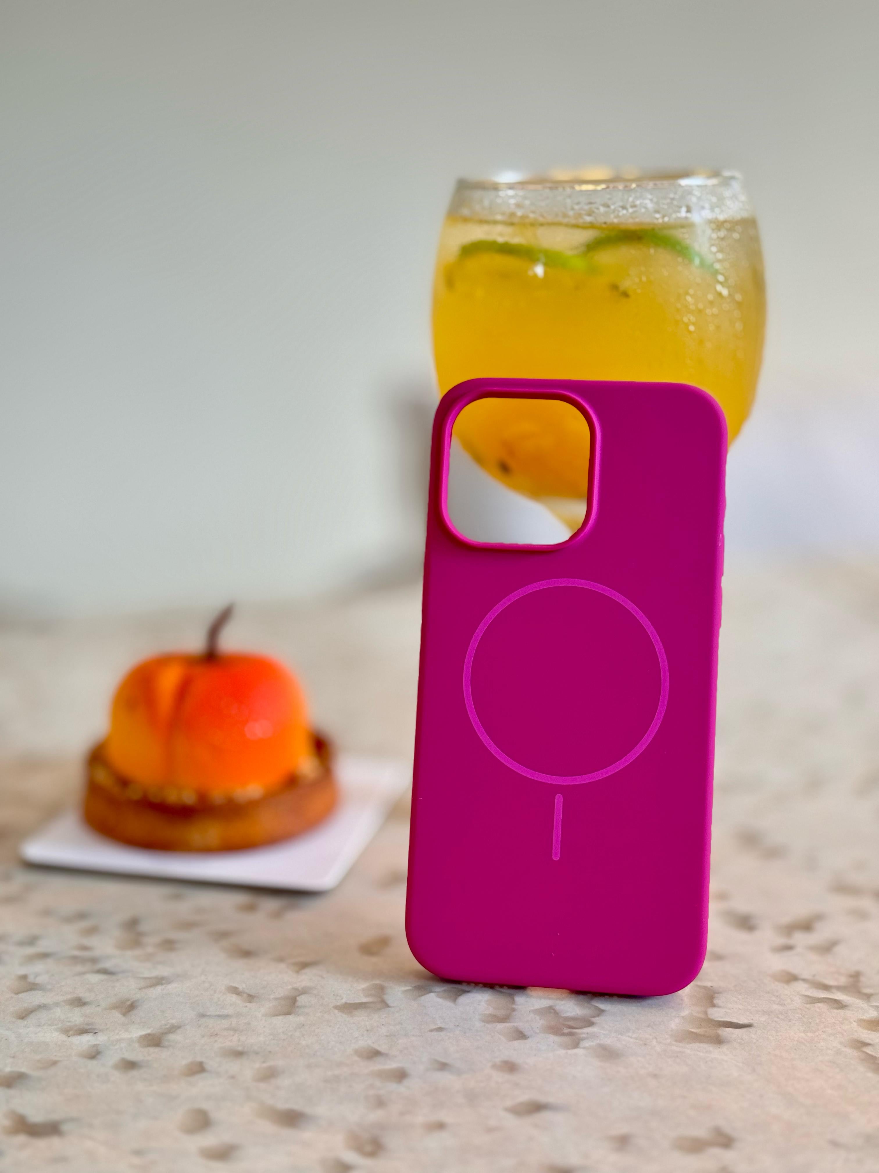 🧲📱 CASE IPHONE SILICON MAGSAFE + VIDRIO BLINDADO