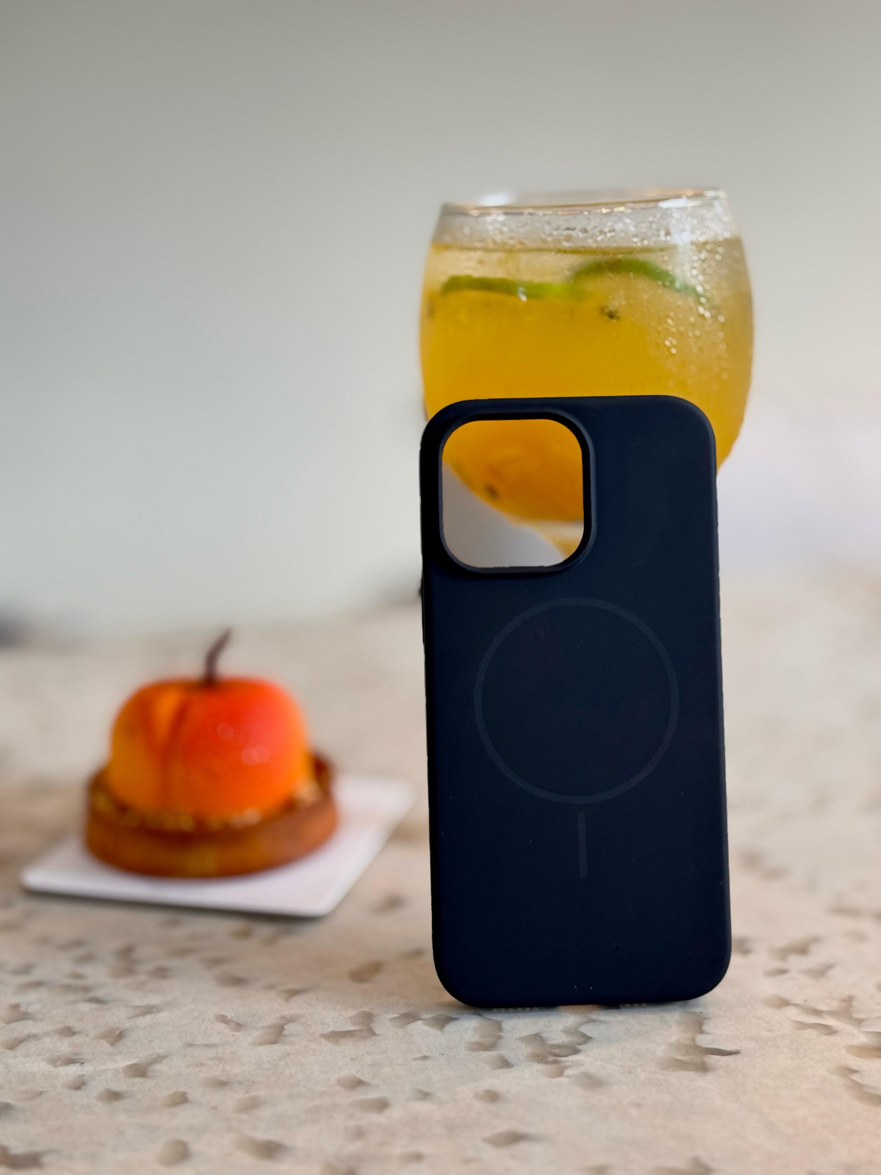 🧲📱 CASE IPHONE SILICON MAGSAFE + VIDRIO BLINDADO