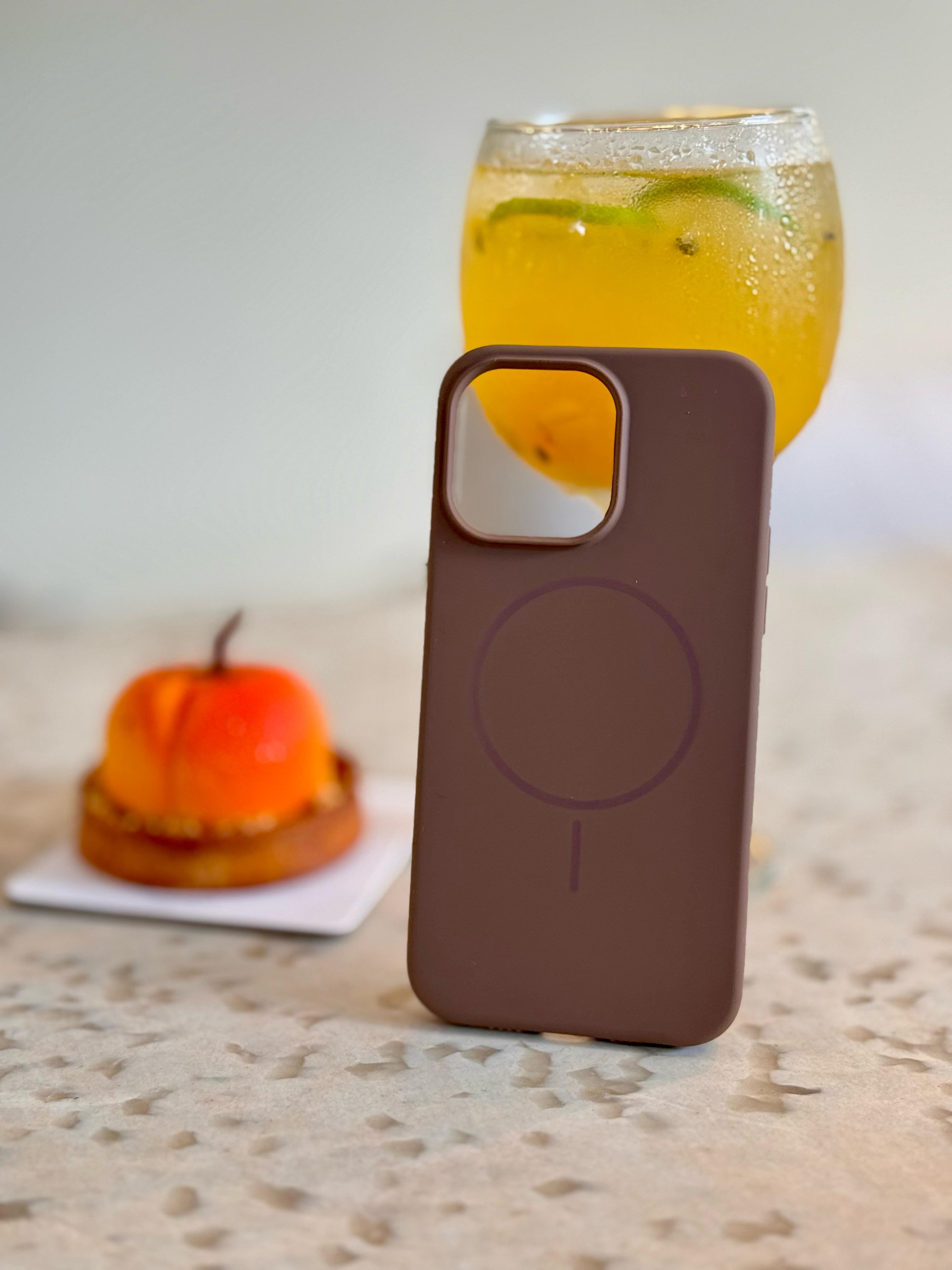 🧲📱 CASE IPHONE SILICON MAGSAFE + VIDRIO BLINDADO