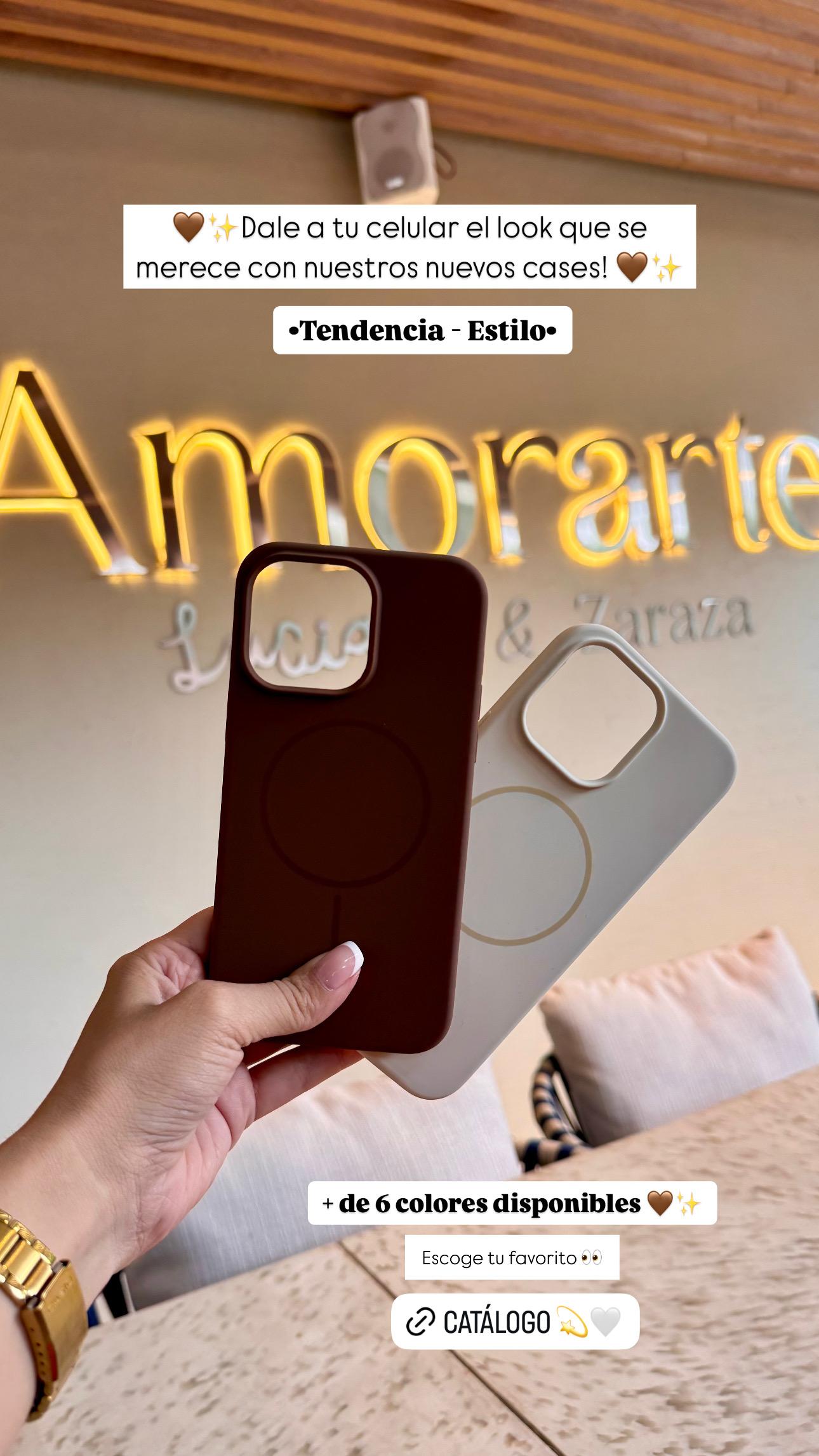 🧲📱 CASE IPHONE SILICON MAGSAFE + VIDRIO BLINDADO