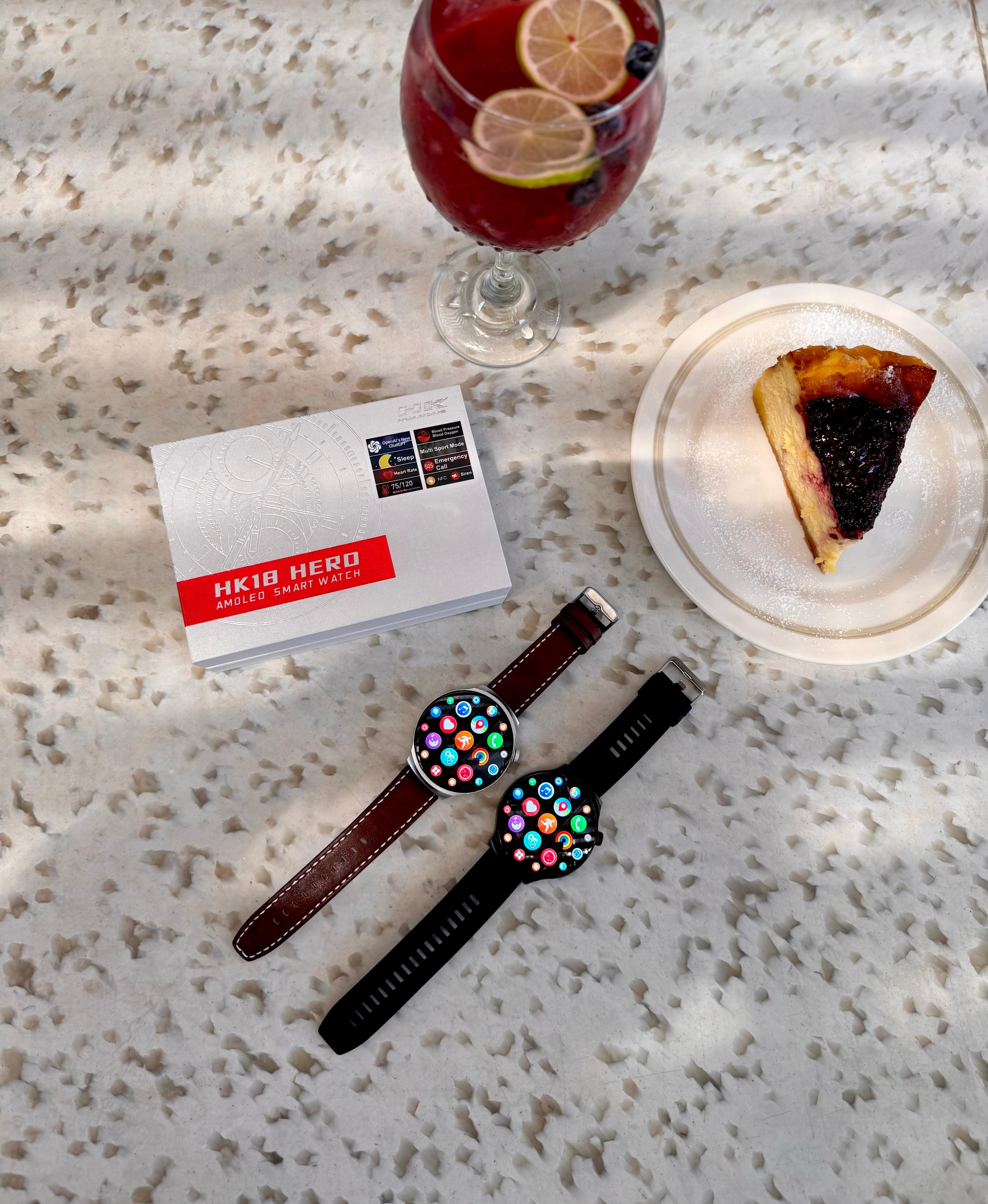 ⌚ RELOJ HK18 HERO 50.5MM REDONDO 🚀