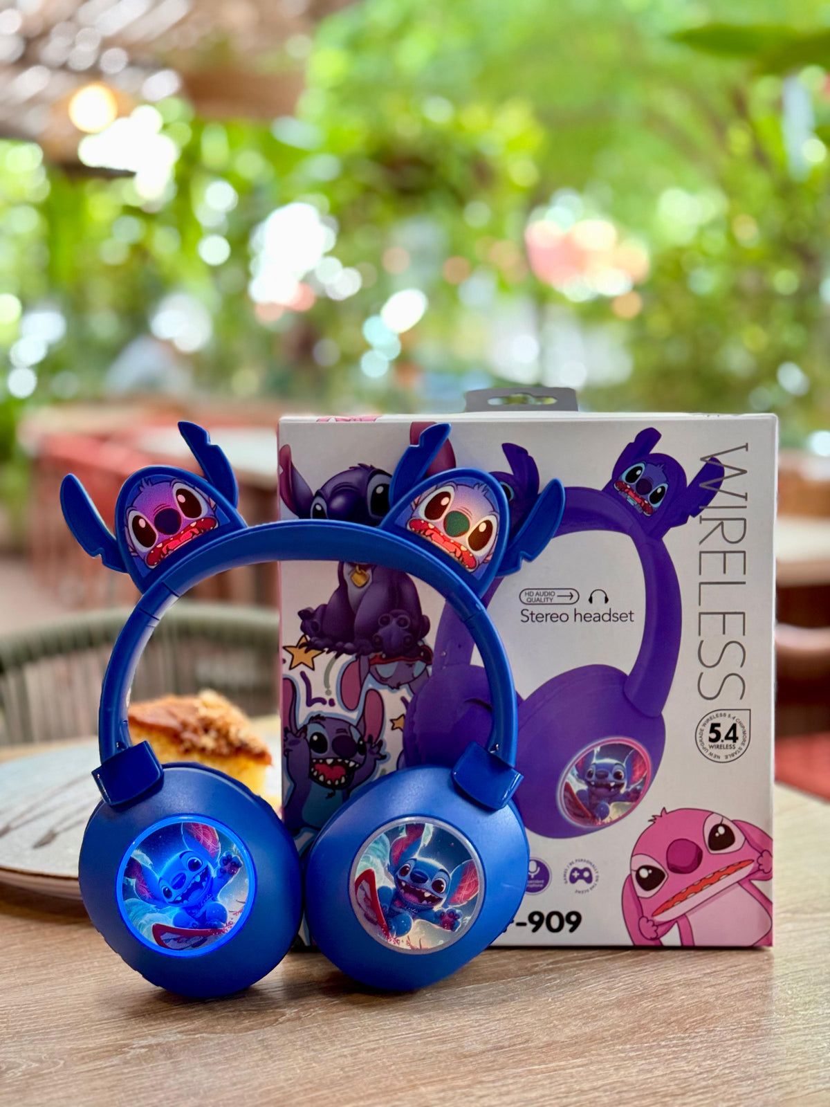 DIADEMA STICH MF-909 QUE ALUMBRA 🎧✨  + Obsequio: cubo para proteger la carga