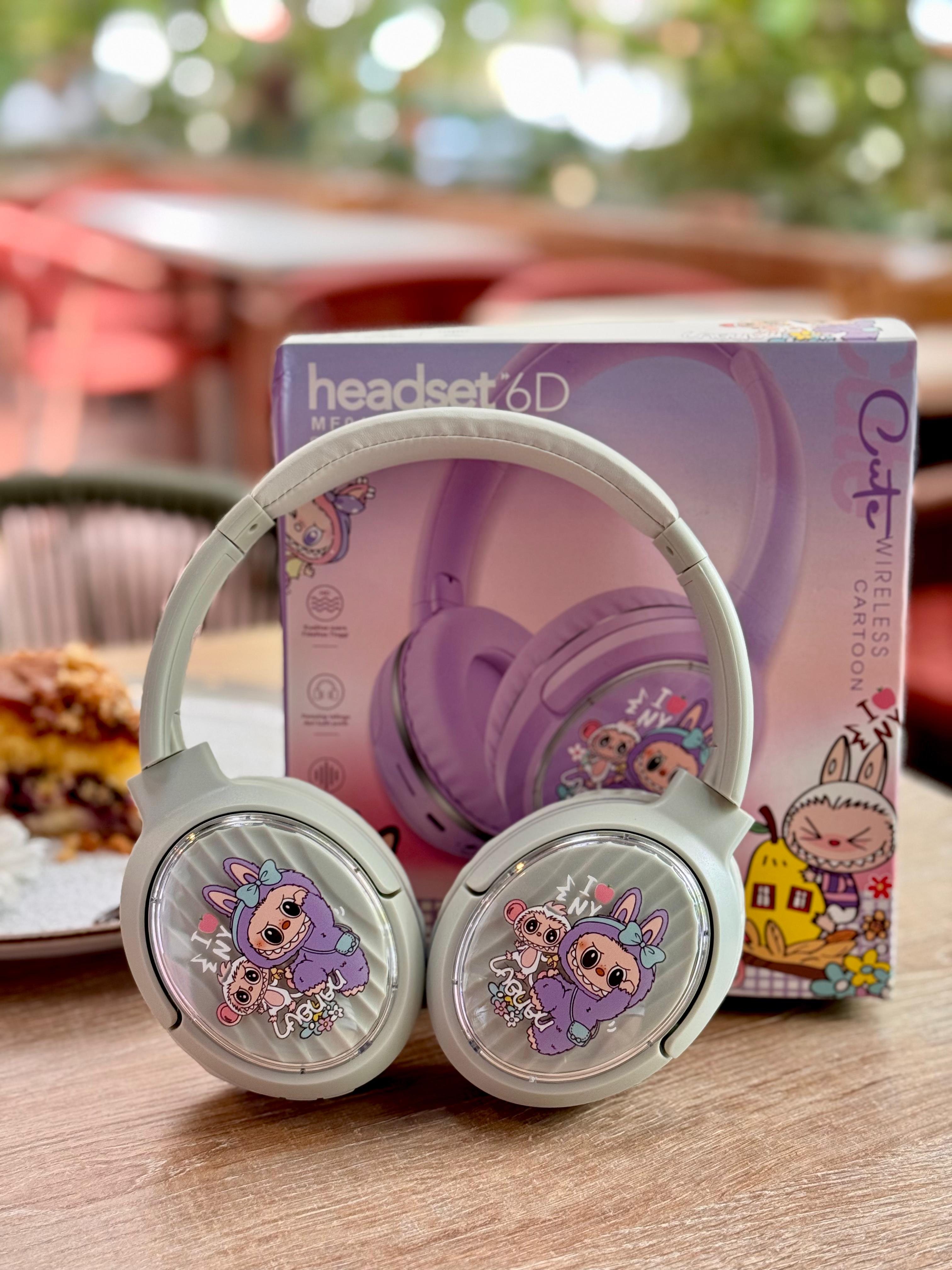 DIADEMA LABUBU MF010F 🎧✨  + Obsequio: cubo para proteger la carga